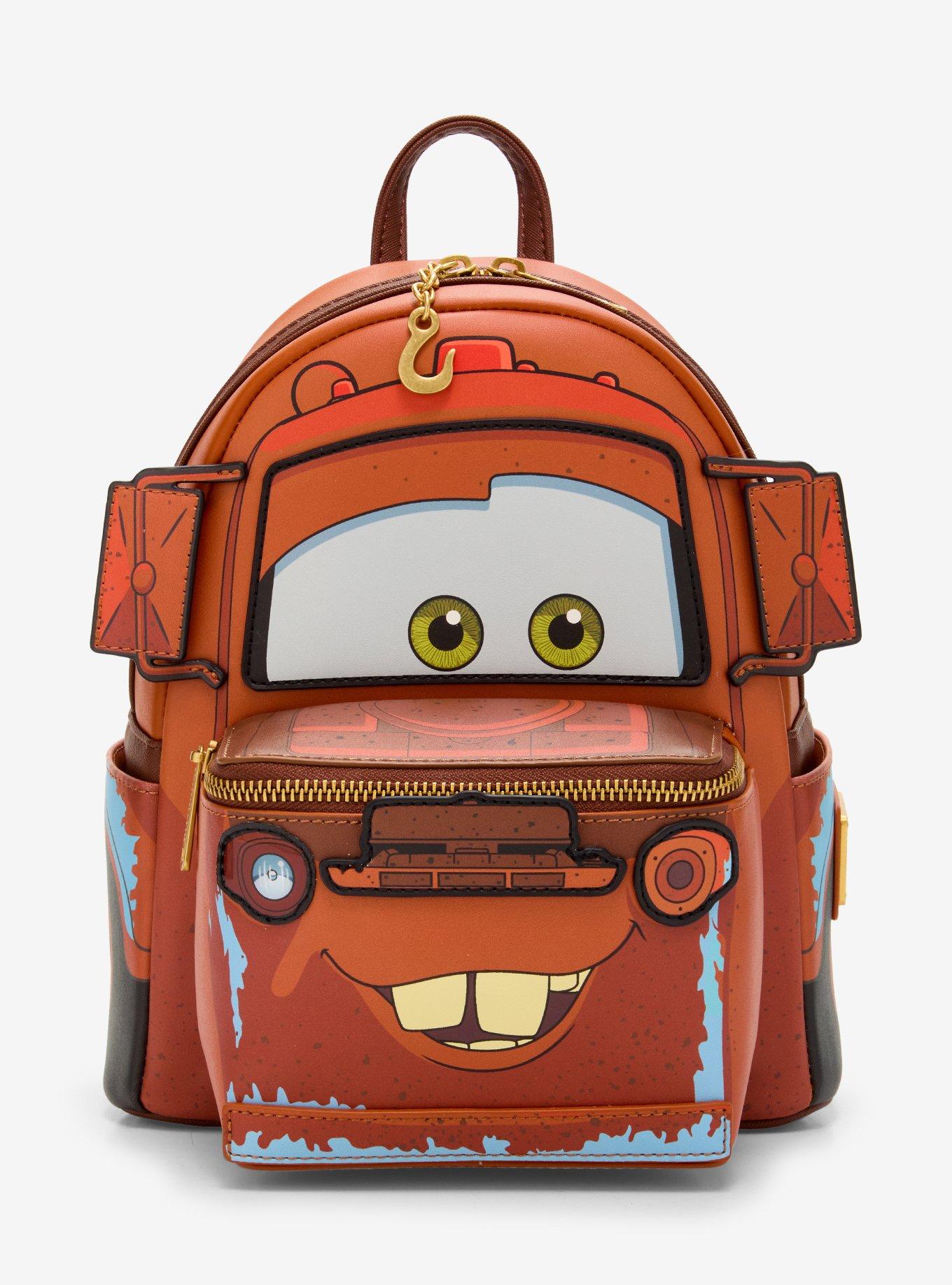 Loungefly Disney Pixar Cars Figural Mater Light-Up Mini Backpack - BoxLunch Exclusive, , hi-res