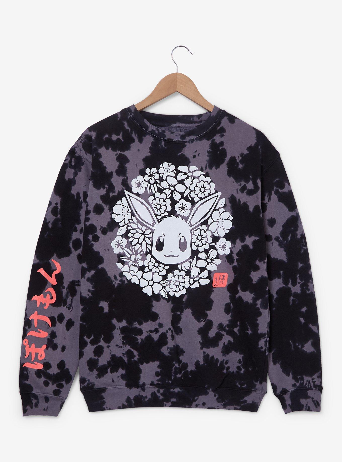 Pok&eacute;mon Eevee Floral Crewneck &mdash; BoxLunch Exclusive, , hi-res