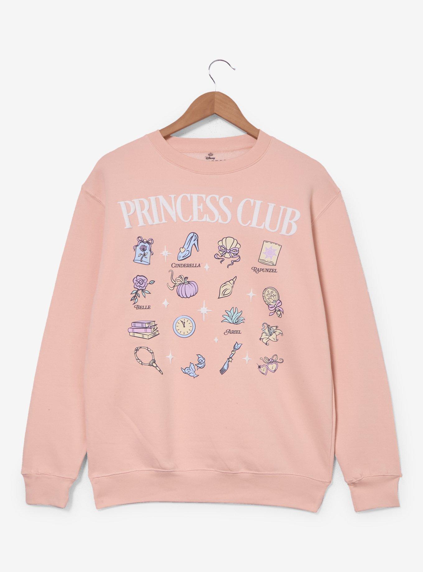 Disney Princess Club Women's Crewneck - BoxLunch Exclusive, , hi-res