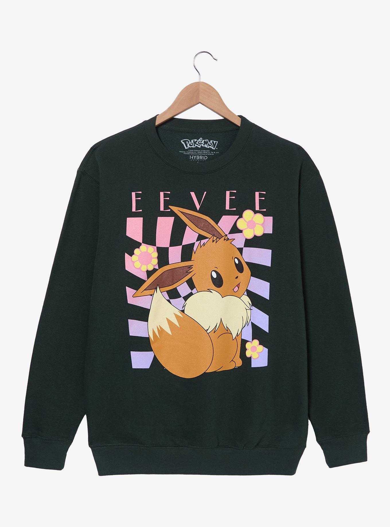 Pok&eacute;mon Eevee Floral Crewneck - BoxLunch Exclusive, , hi-res