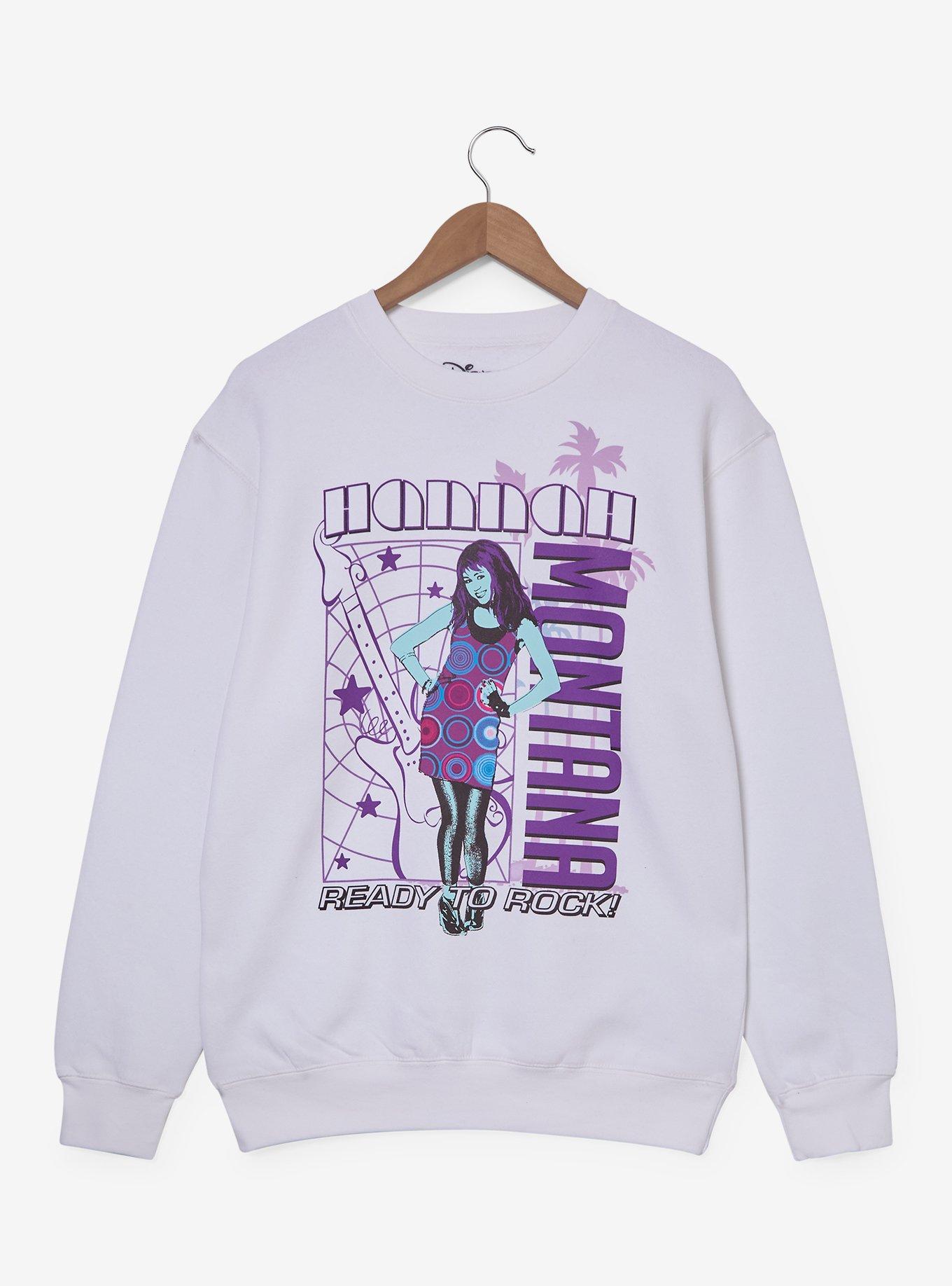 Disney Hannah Montana Tonal Portrait Crewneck - BoxLunch Exclusive, , hi-res