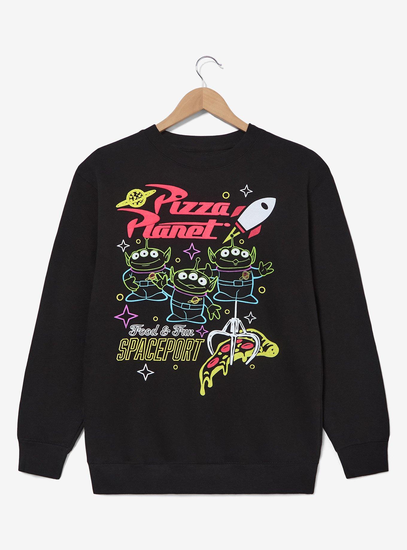 Disney Pixar Toy Story Pizza Planet Crewneck - BoxLunch Exclusive, , hi-res