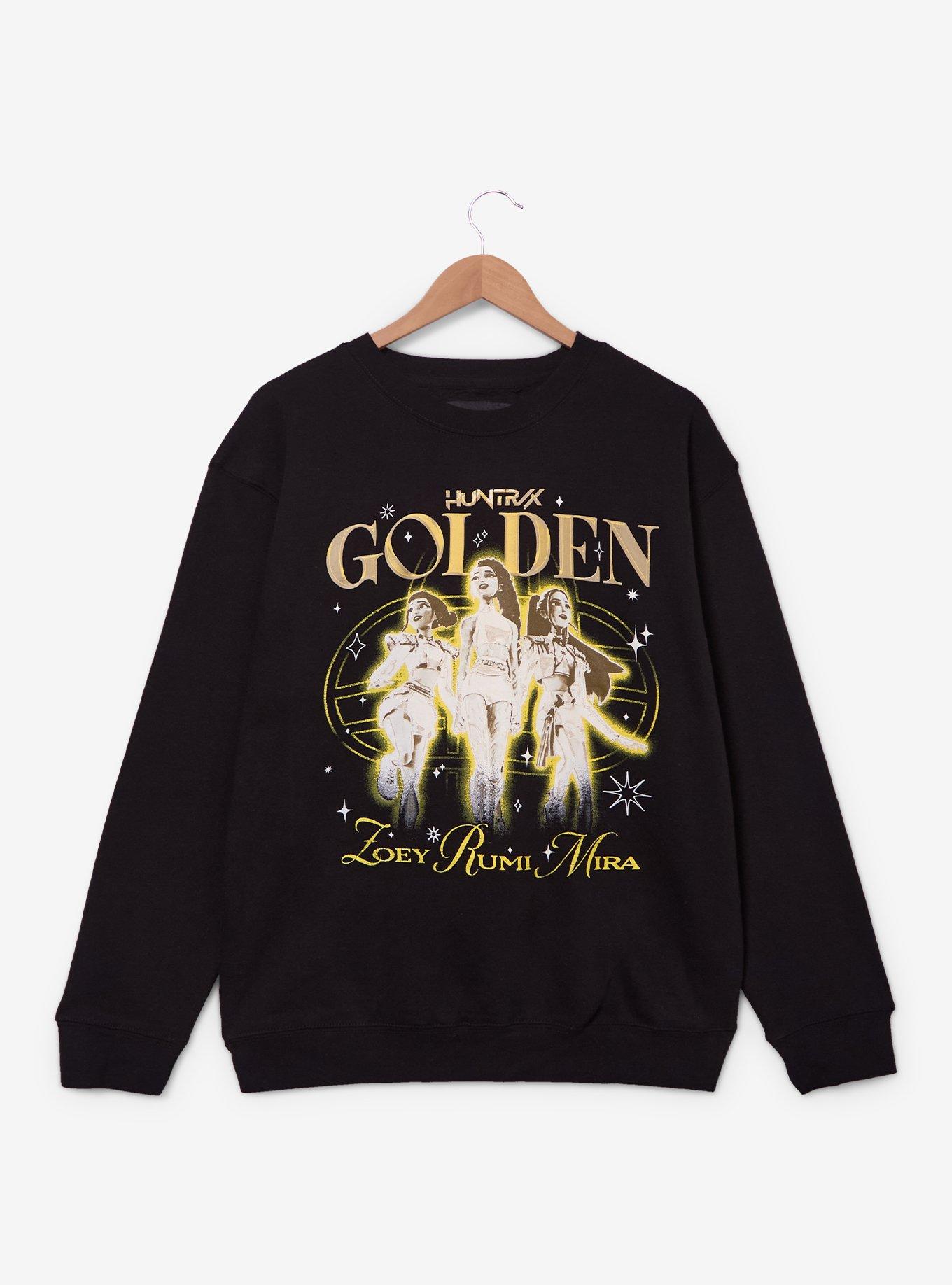 KPop Demon Hunters HUNTR/X Golden Women's Crewneck - BoxLunch Exclusive, , hi-res