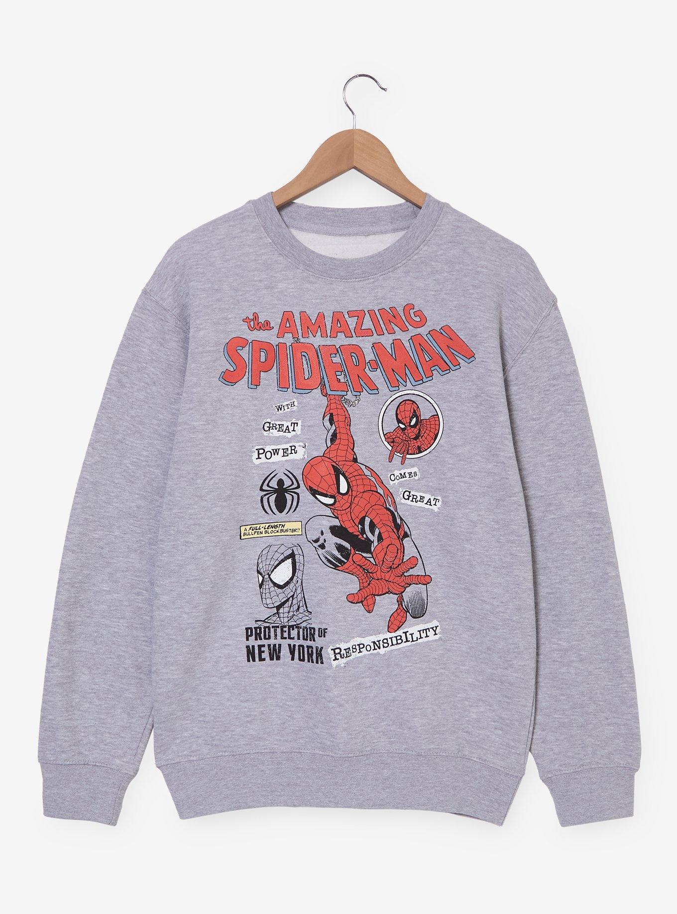 Marvel Spider-Man Comic Icons Crewneck - BoxLunch Exclusive, , hi-res