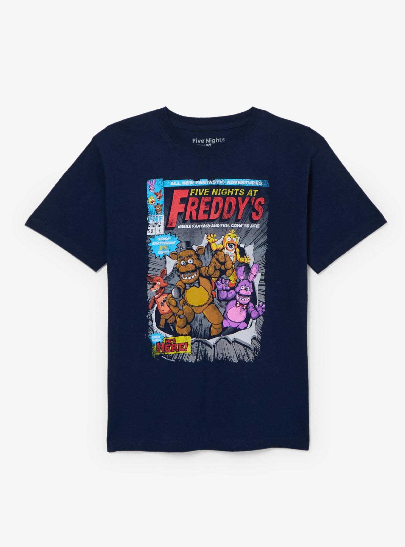 Five Nights At Freddy's Comic Cover Youth T-Shirt - BoxLunch Exclusive, , hi-res
