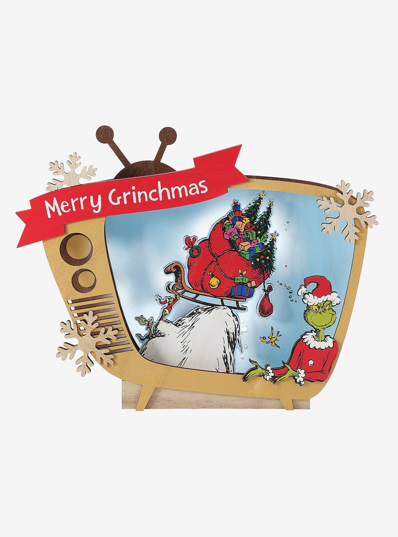 How The Grinch Stole Christmas! TV Table Decor, , hi-res