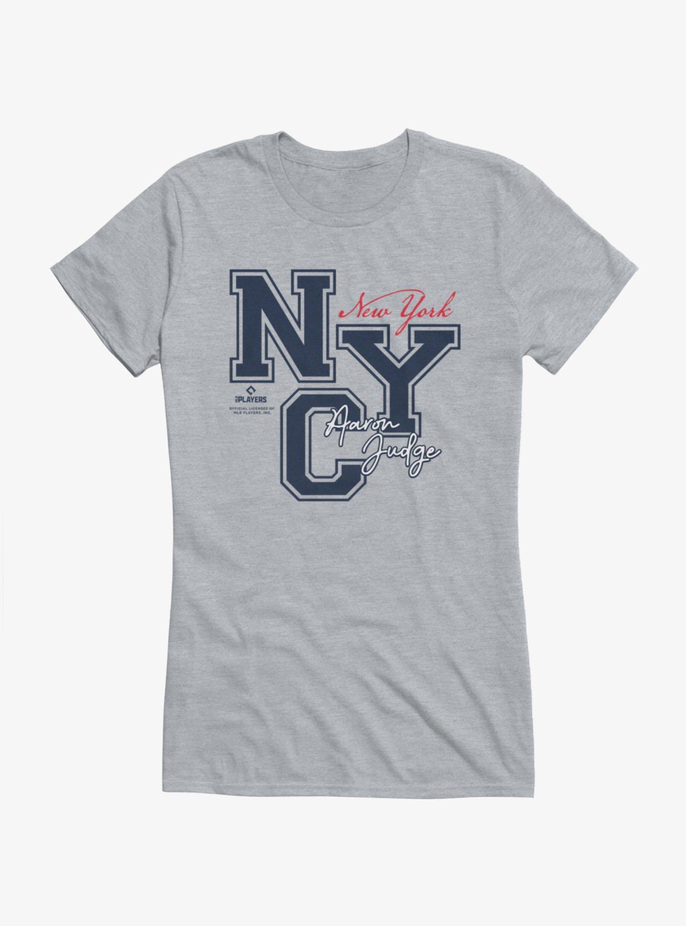 MLB New York Yankees NYC Aaron Judge Girls T-Shirt Hot Topic Exclusive, , hi-res