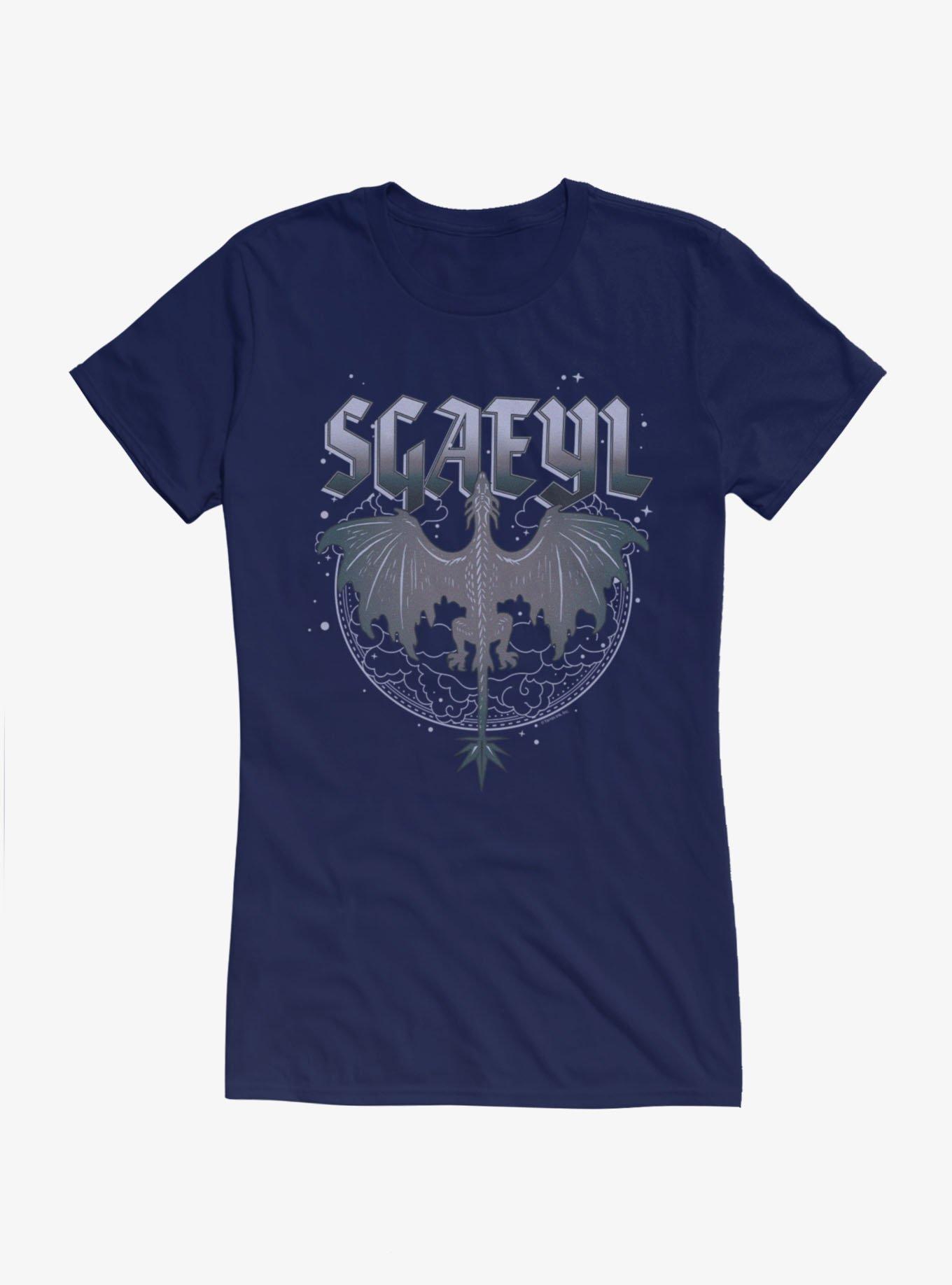 Fourth Wing Sgaeyl Daggertail Flight Girls T-Shirt Hot Topic Exclusive, , hi-res