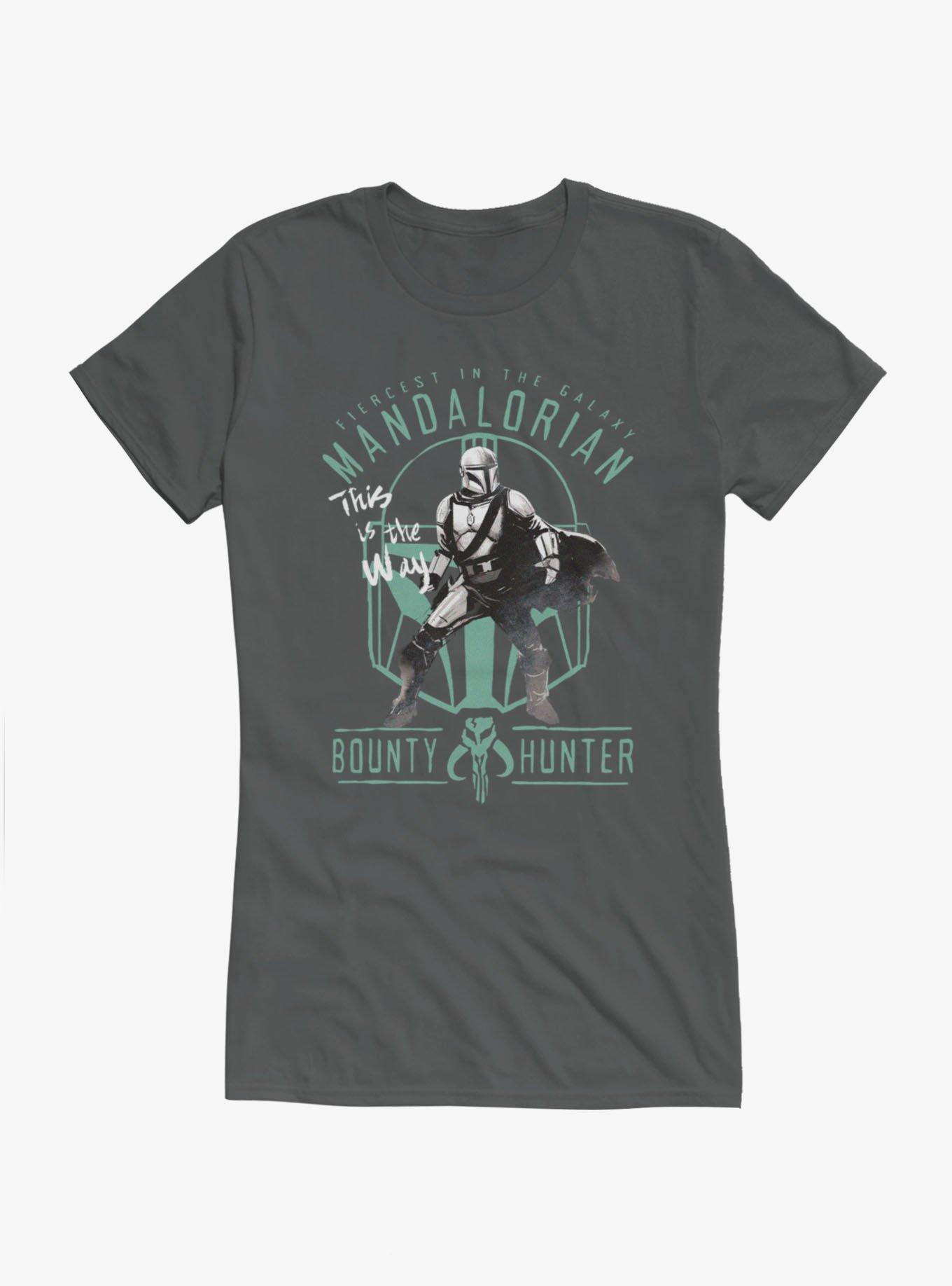 Star Wars The Mandalorian Bounty Hunter Girls T-Shirt Hot Topic Exclusive, , hi-res