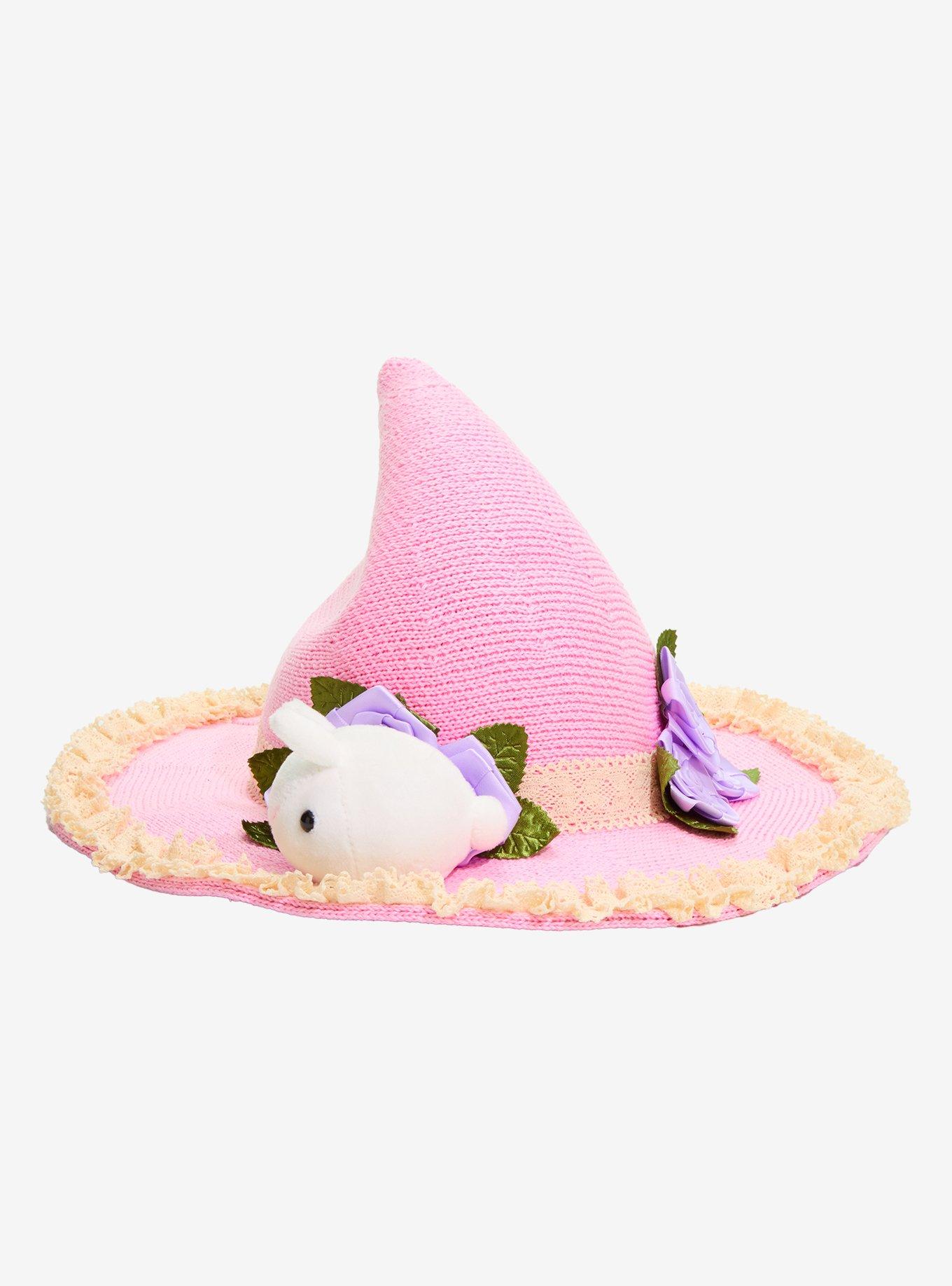 Pink Cottage Bunny Plush Witch Hat, , hi-res
