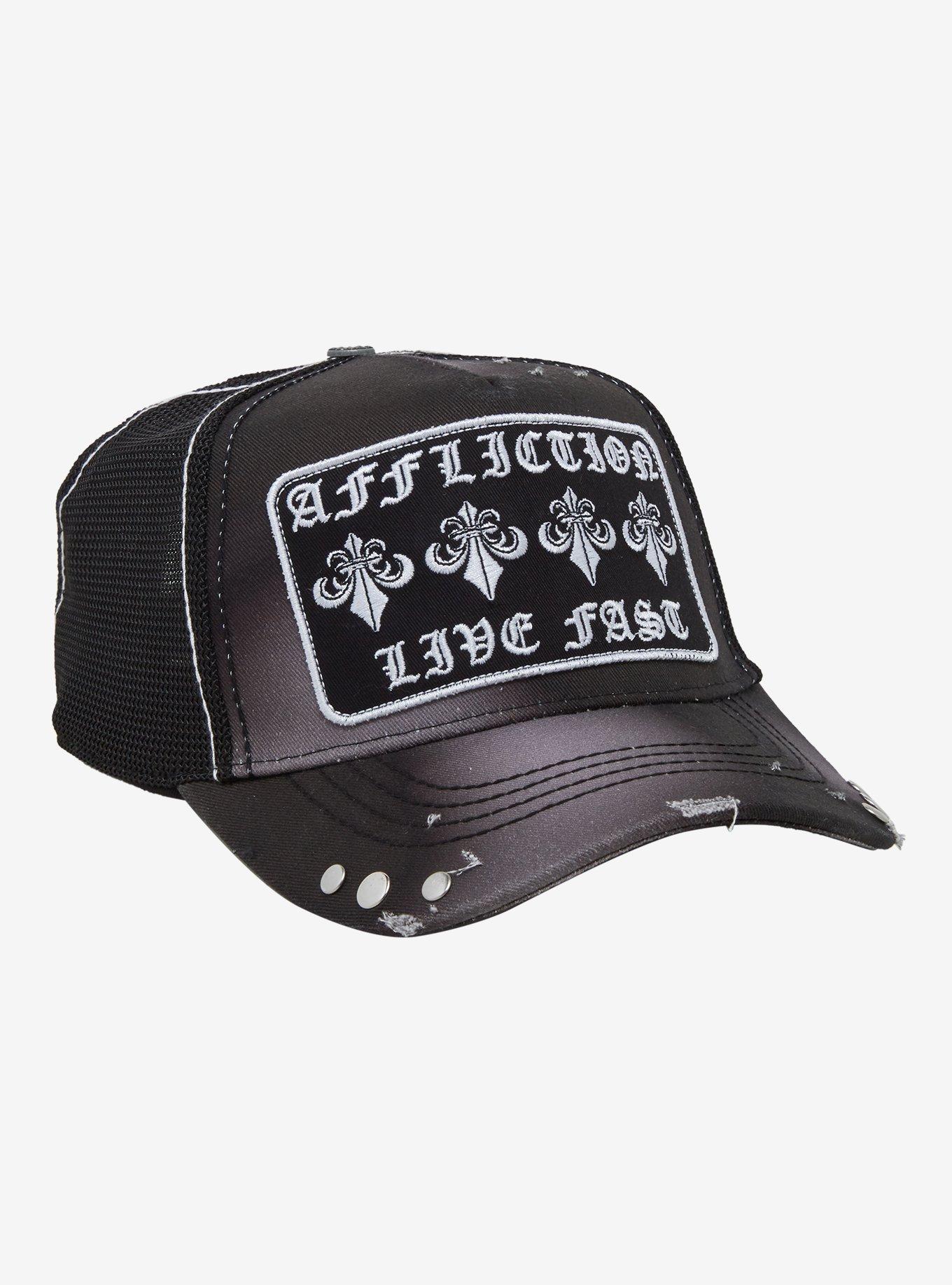 Affliction Live Fast Trucker Hat, , hi-res