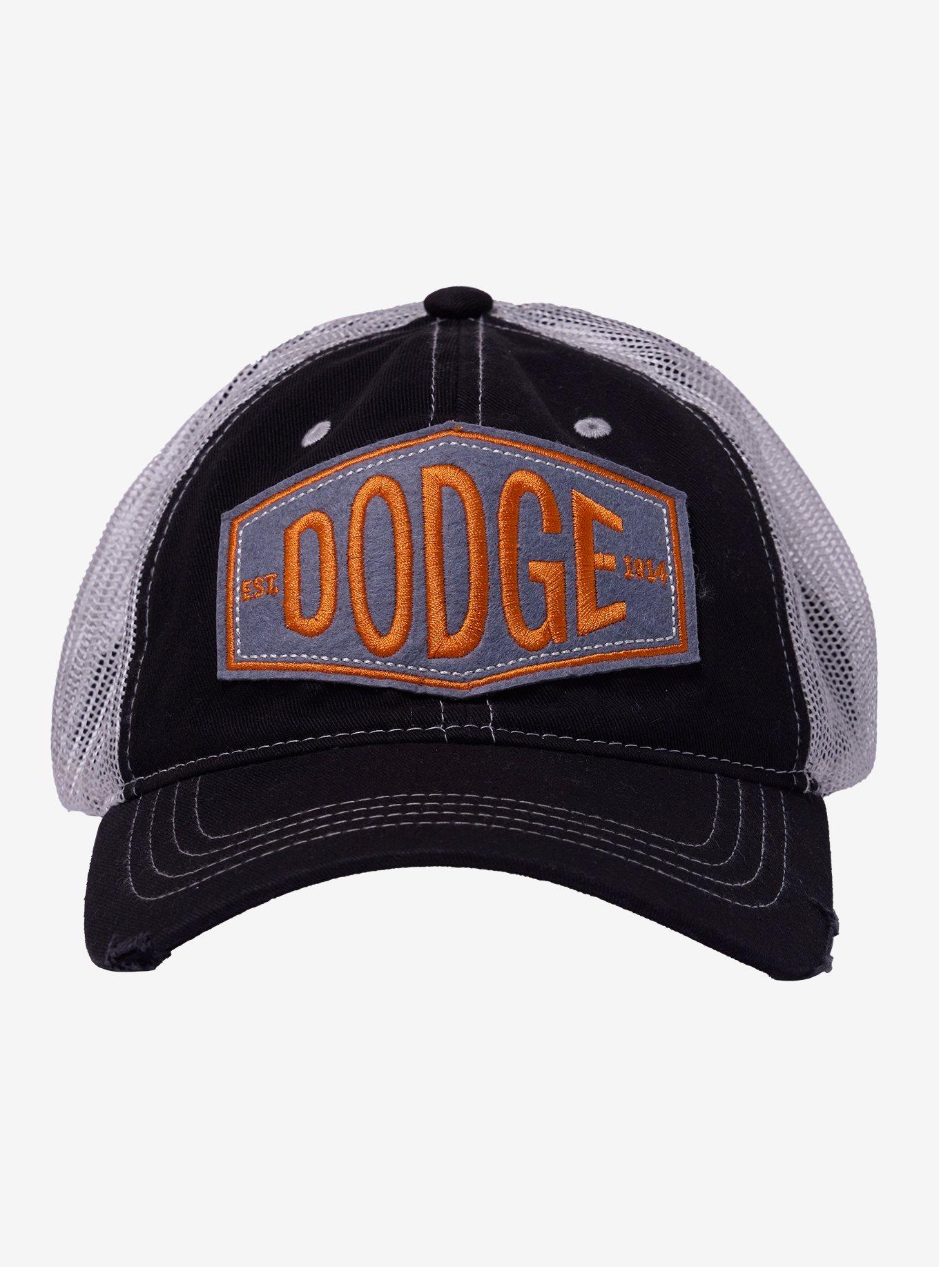 Dodge Logo Trucker Hat, , hi-res