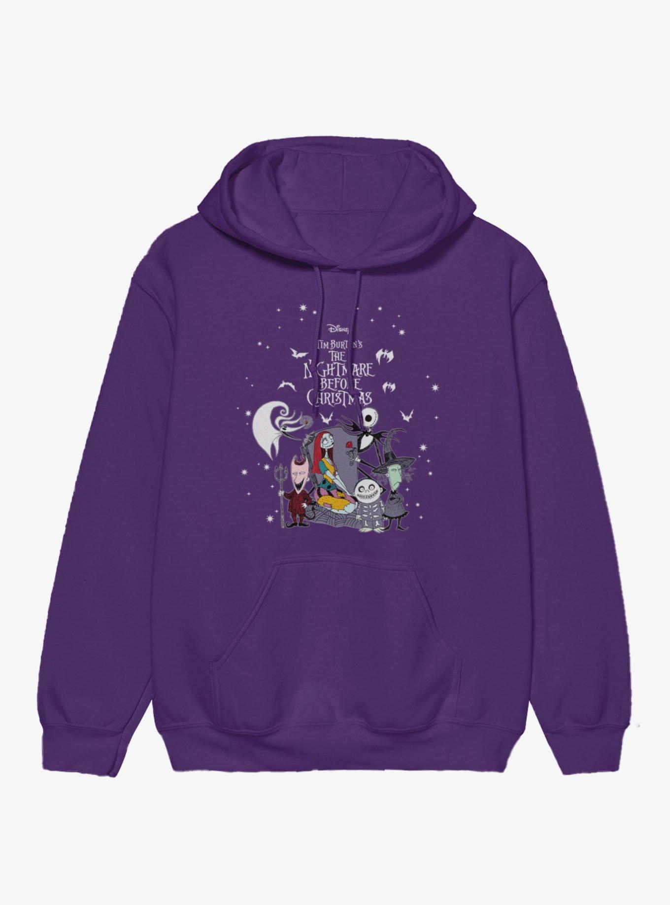 Disney The Nightmare Before Christmas Stars Hoodie Hot Topic Exclusive