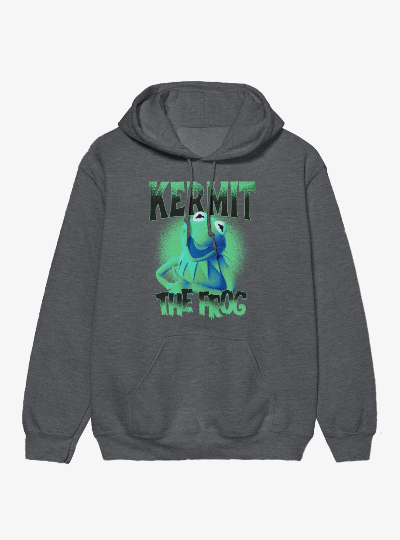 Disney The Muppets Kermit The Frog Street Gradient Hoodie Hot Topic Exclusive, , hi-res