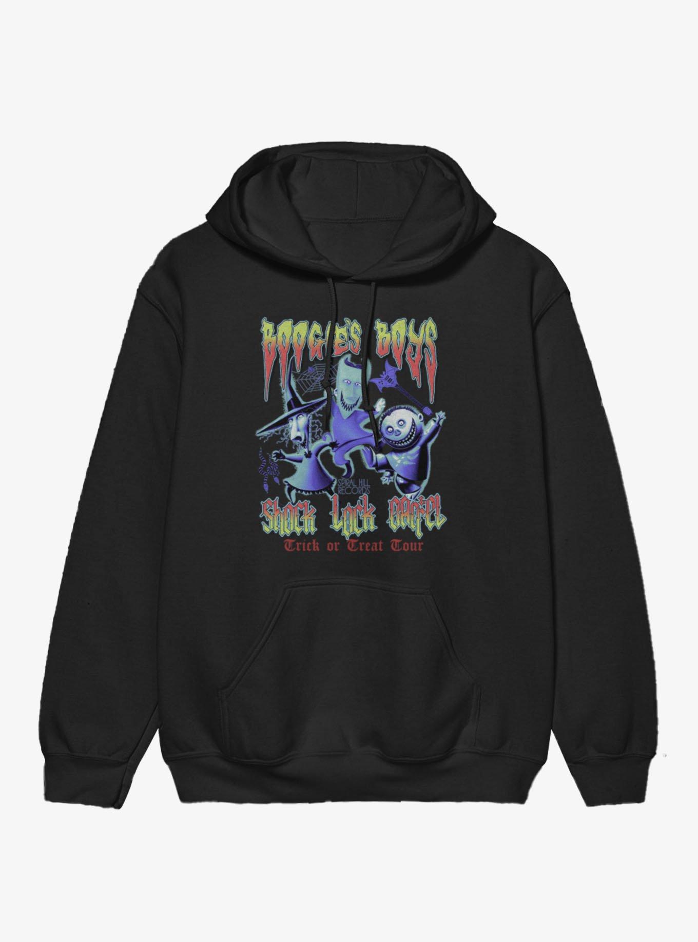 Disney The Nightmare Before Christmas Boogie's Boys Trick Or Treat Tour Hoodie Hot Topic Exclusive, , hi-res