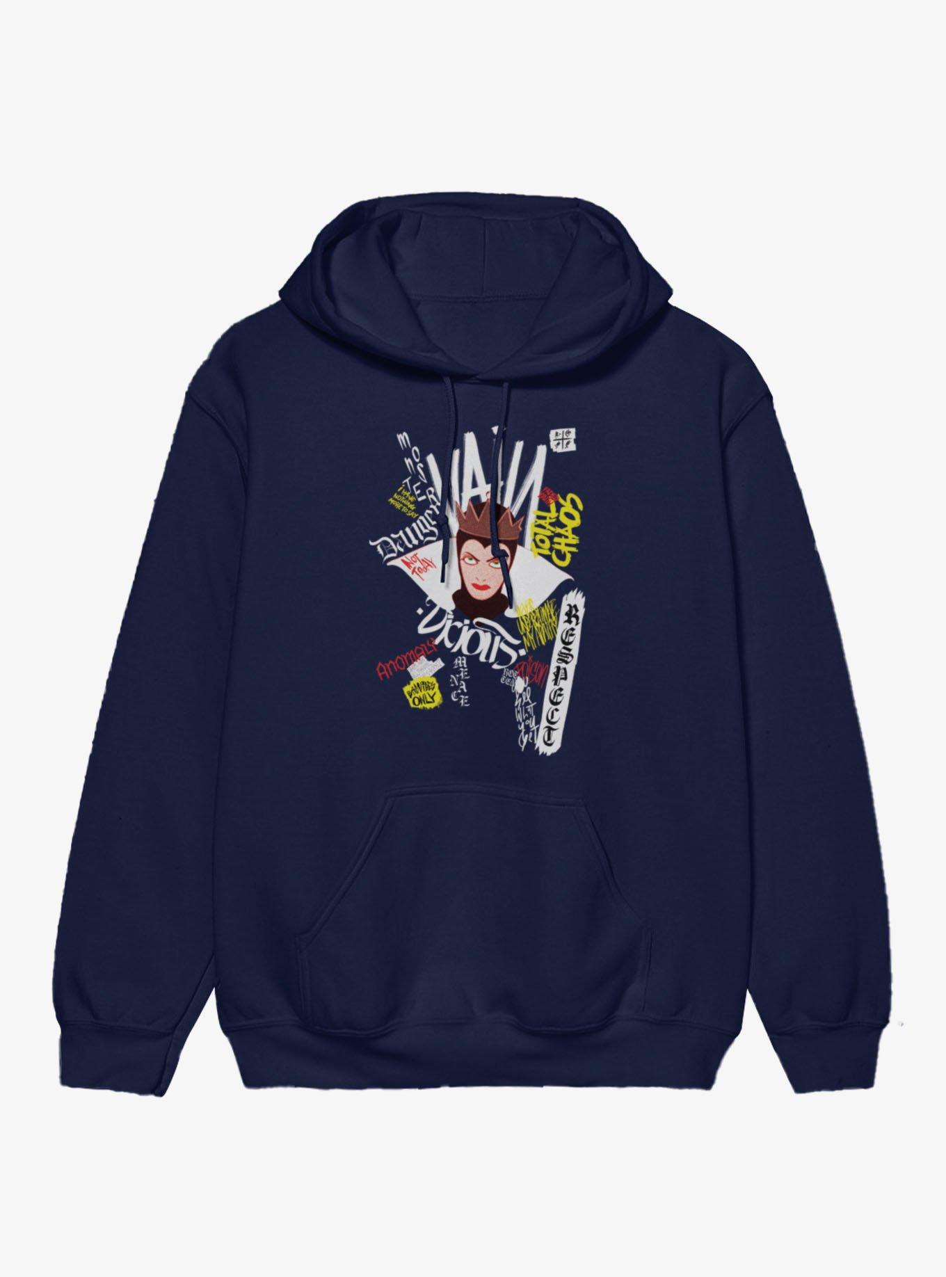 Disney Villains Snow White Evil Queen Graffiti Hoodie Hot Topic Exclusive, , hi-res