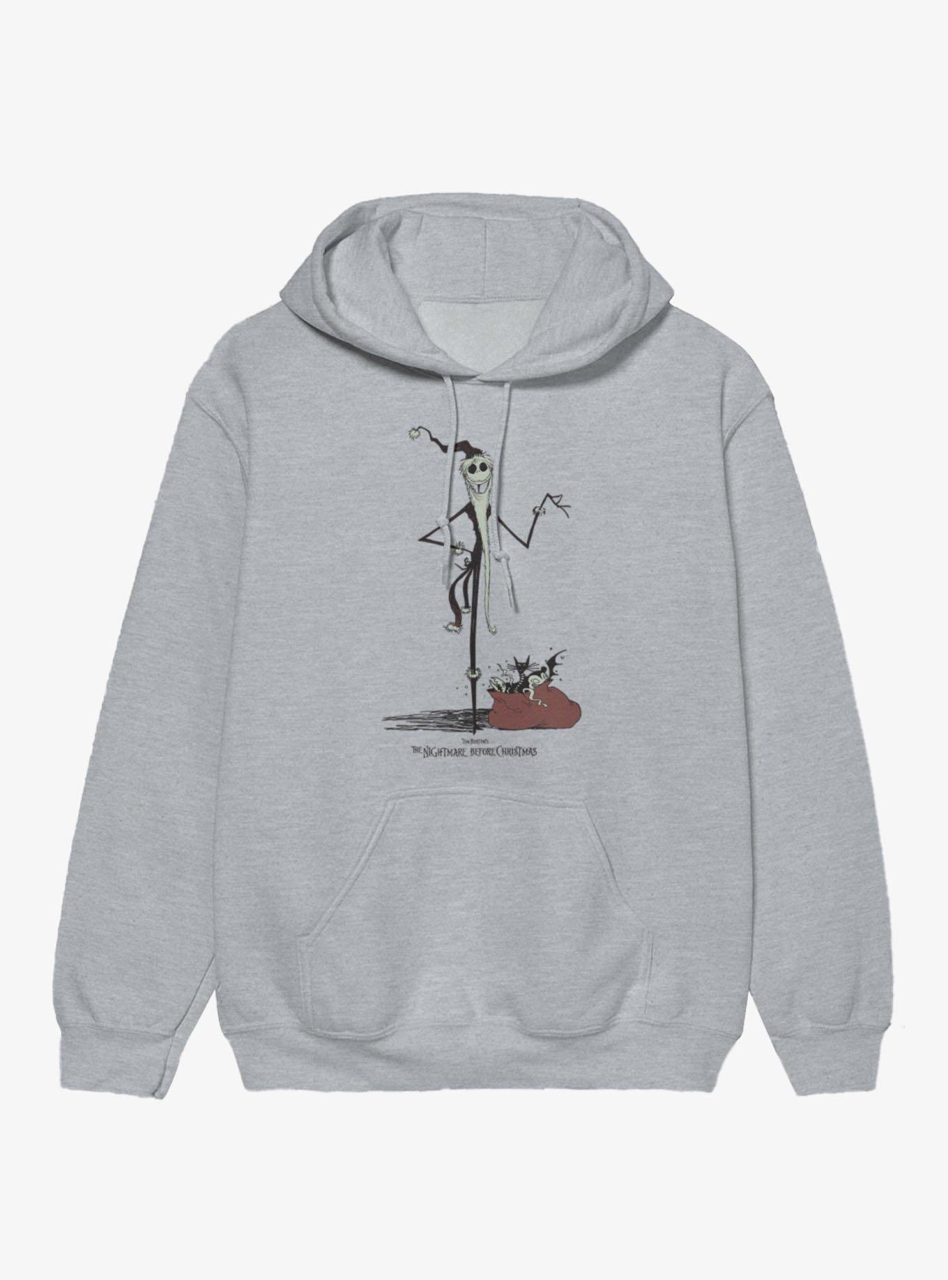 Disney The Nightmare Before Christmas Santa Hoodie Hot Topic Exclusive, , hi-res