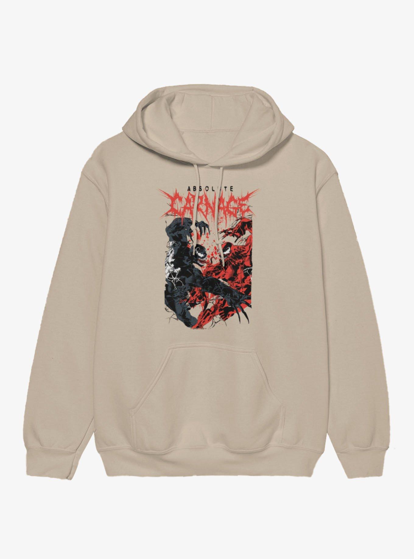 Marvel Spider-Man Absolute Carnage Vs. Venom Hoodie Hot Topic Exclusive