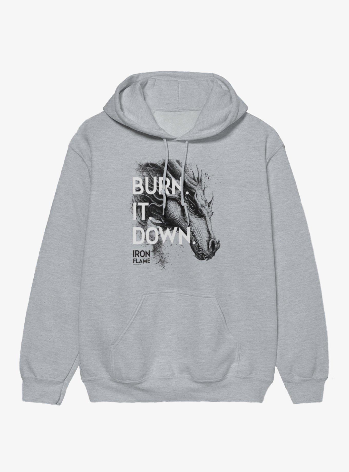 Iron Flame Dragon Burn It Down Hoodie Hot Topic Exclusive, , hi-res