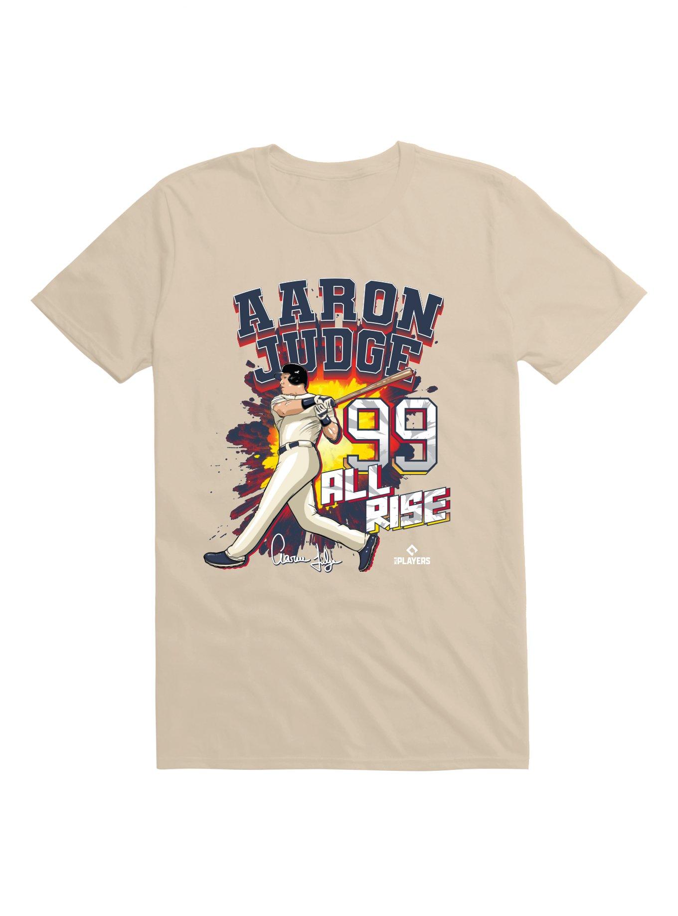 MLB New York Yankees Aaron Judge All Rise T-Shirt Hot Topic Exclusive, SAND, hi-res