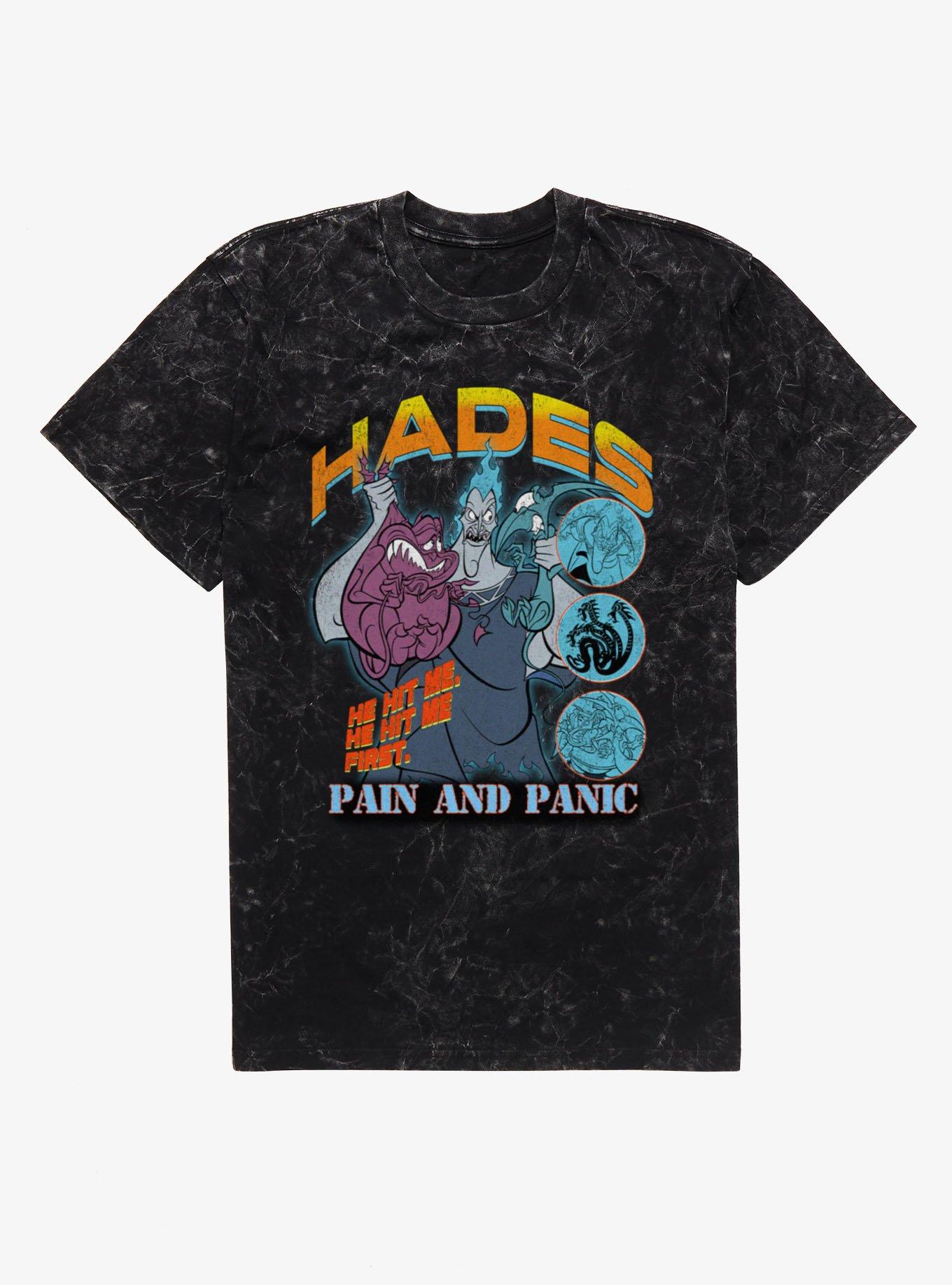 Disney Hercules Hades Pain and Panic Mineral Wash T-Shirt Hot Topic Excluisve, , hi-res