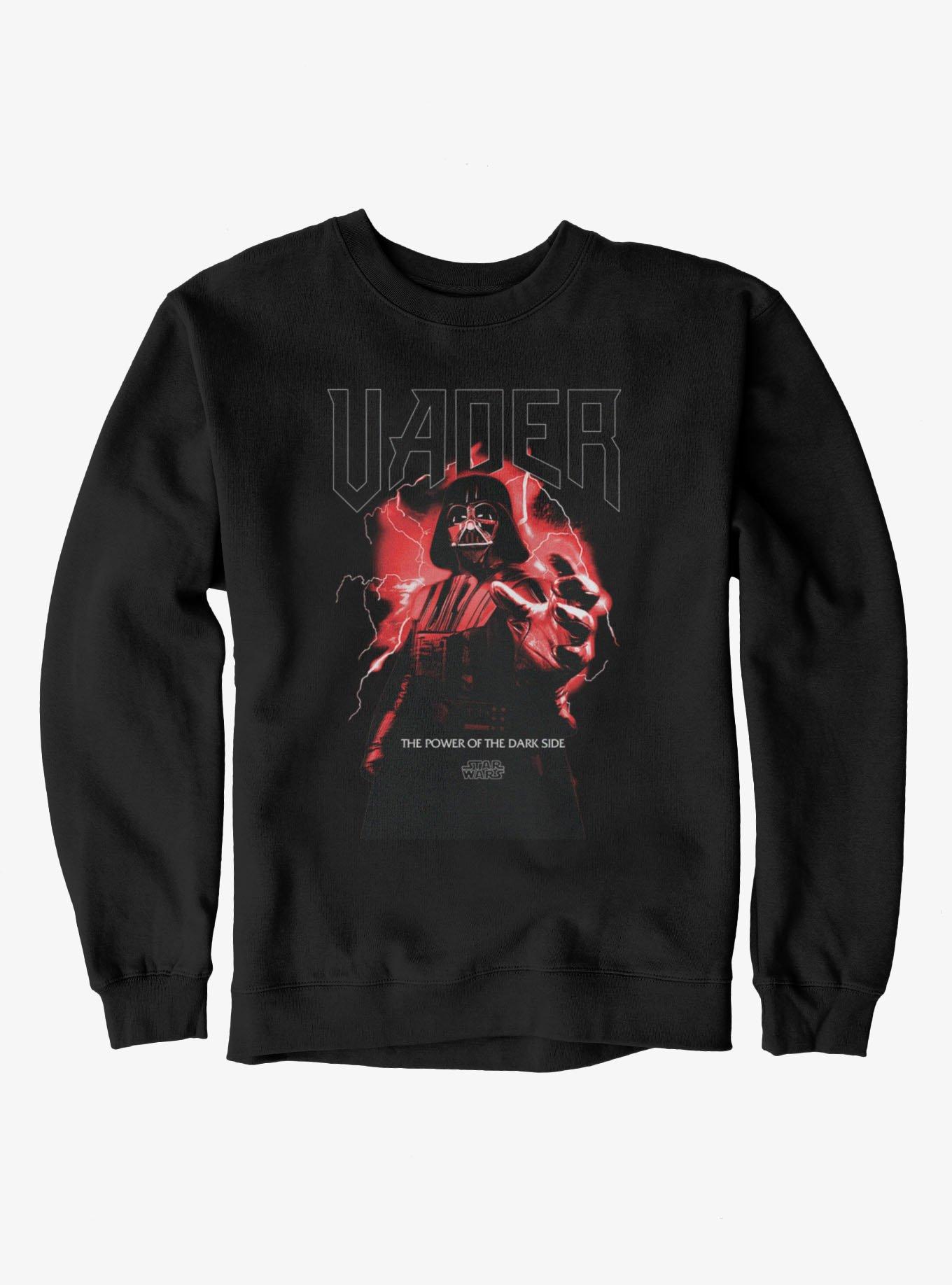 Star Wars Vader The Power Of The Dark Side Sweatshirt Hot Topic Exclusive, , hi-res