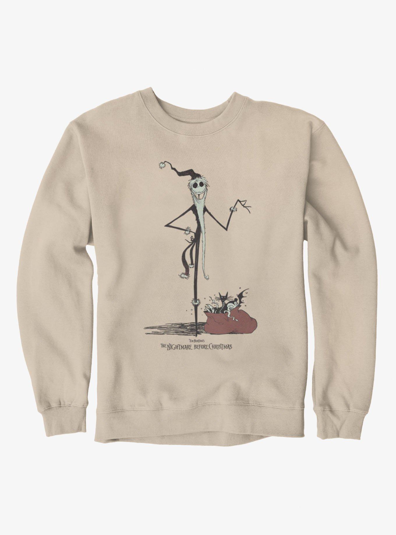 Disney The Nightmare Before Christmas Santa Sweatshirt Hot Topic Exclusive