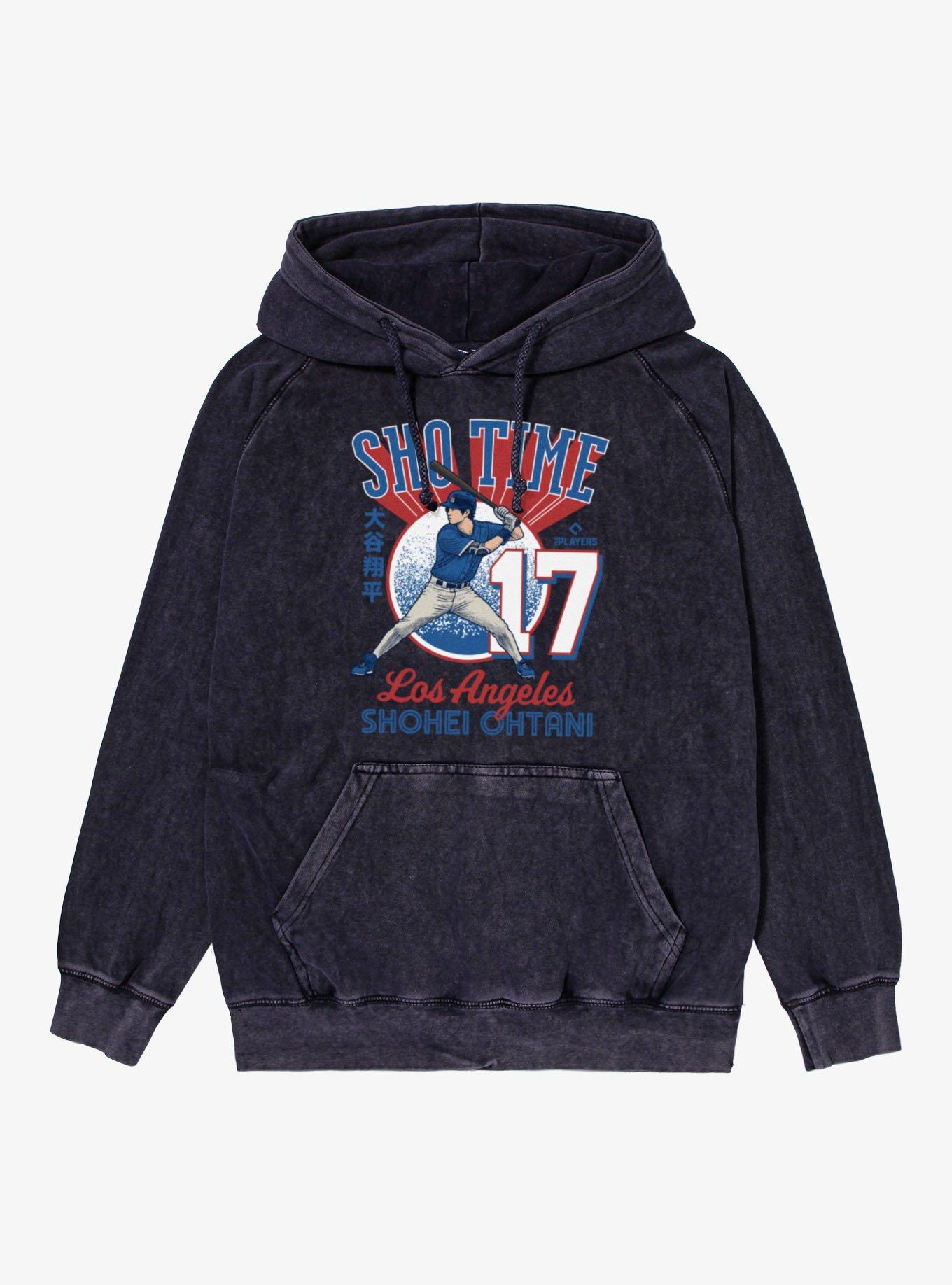 MLB  Shohei Ohtani LA Dodgers Sho Time Mineral Wash Hoodie Hot Topic Exclusive, , hi-res