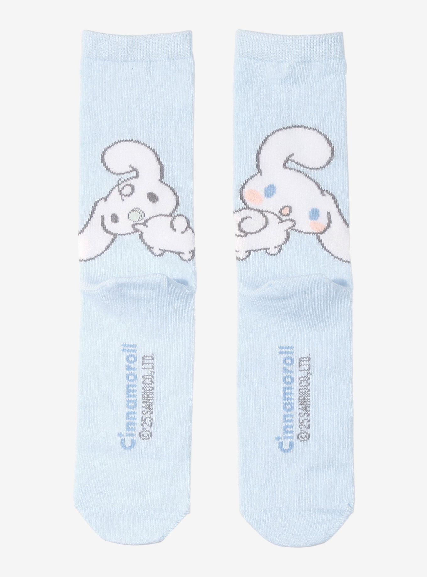 Sanrio Japan Originals Cinnamoroll & Milk Mismatch Crew Socks, , hi-res