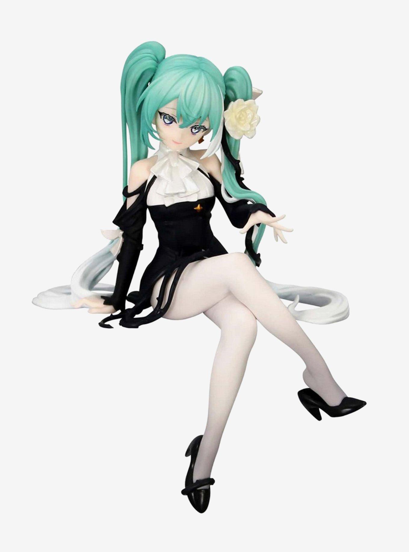 FuRyu Vocaloid Hatsune Miku Noodle Stopper Figure (Flower Fairy White Rose Ver.), , hi-res