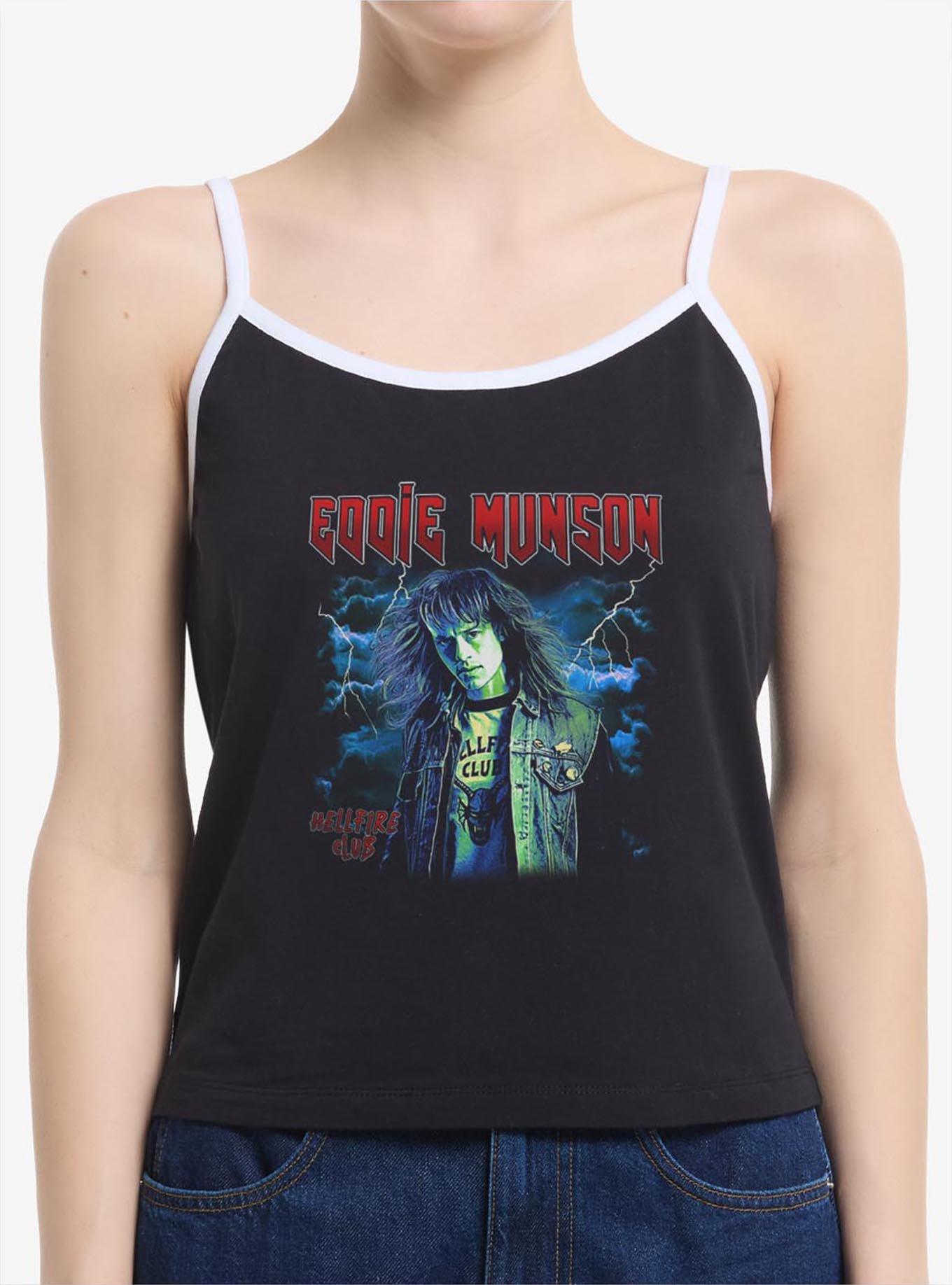 Stranger Things Eddie Munson Hellfire Club Portrait Womens Cami Tank Top, , hi-res