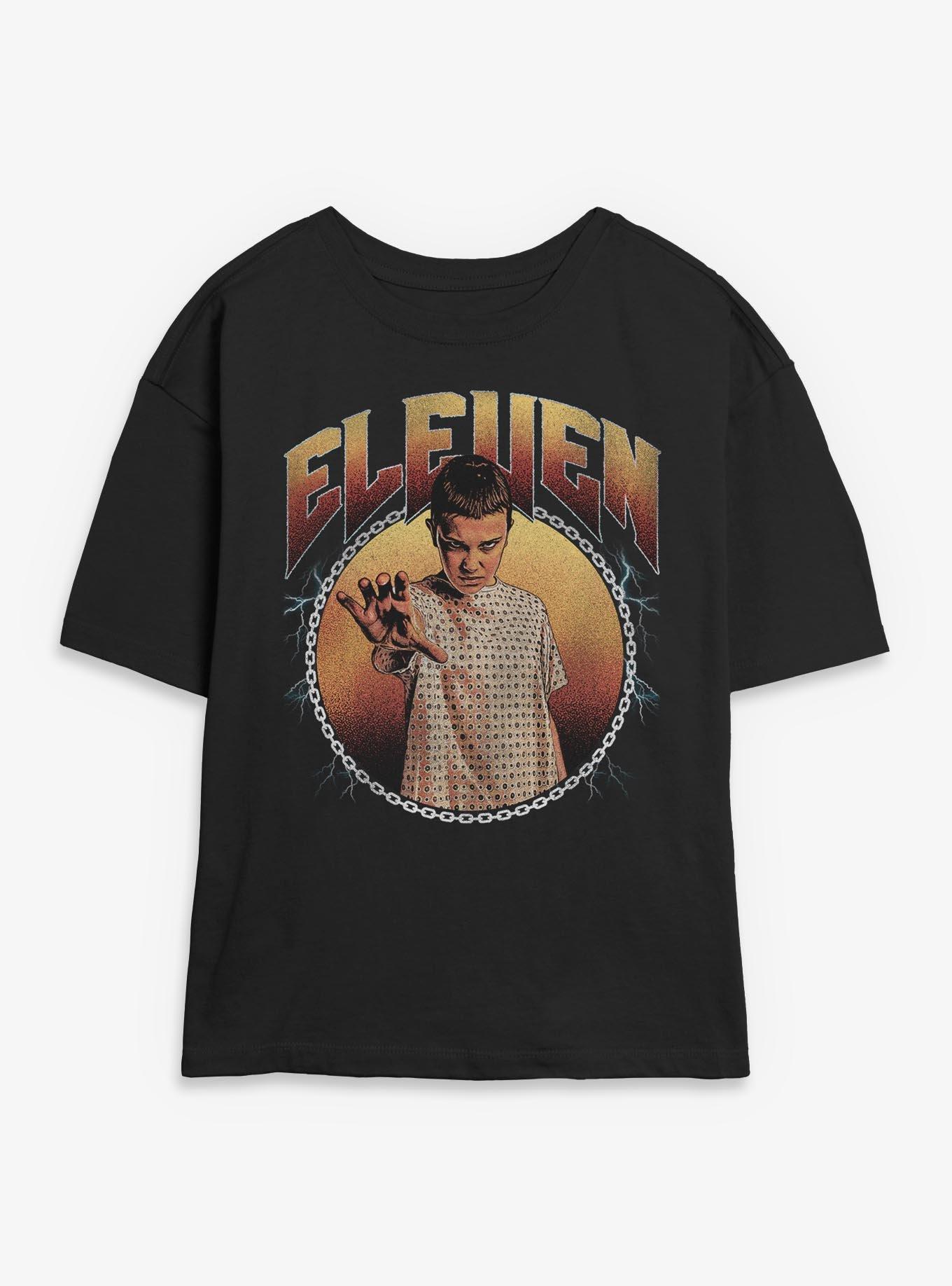 Stranger Things Heavy Metal Eleven Womens Skimmer T-Shirt, , hi-res