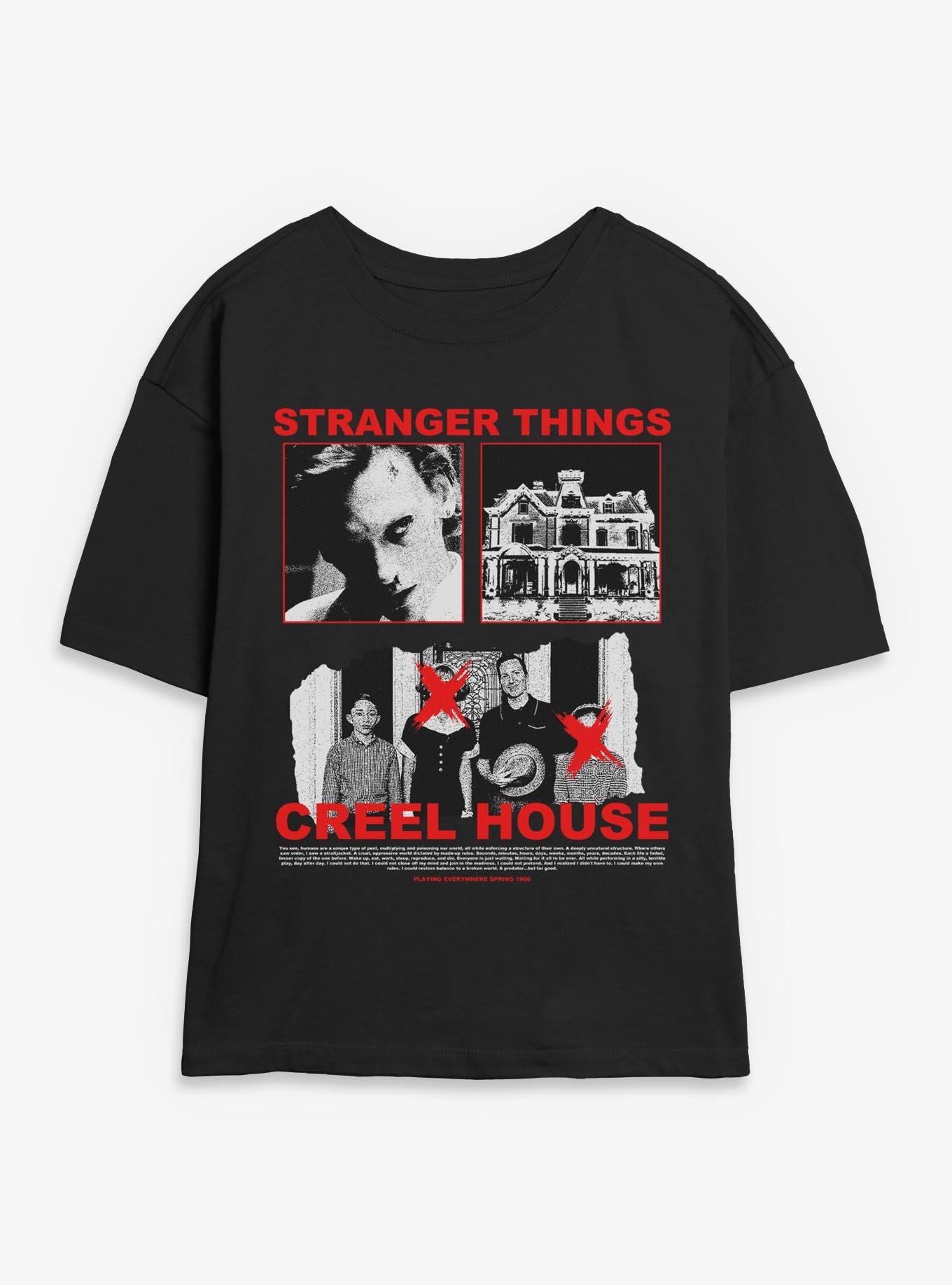 Stranger Things Creel House Images Womens Skimmer T-Shirt, , hi-res