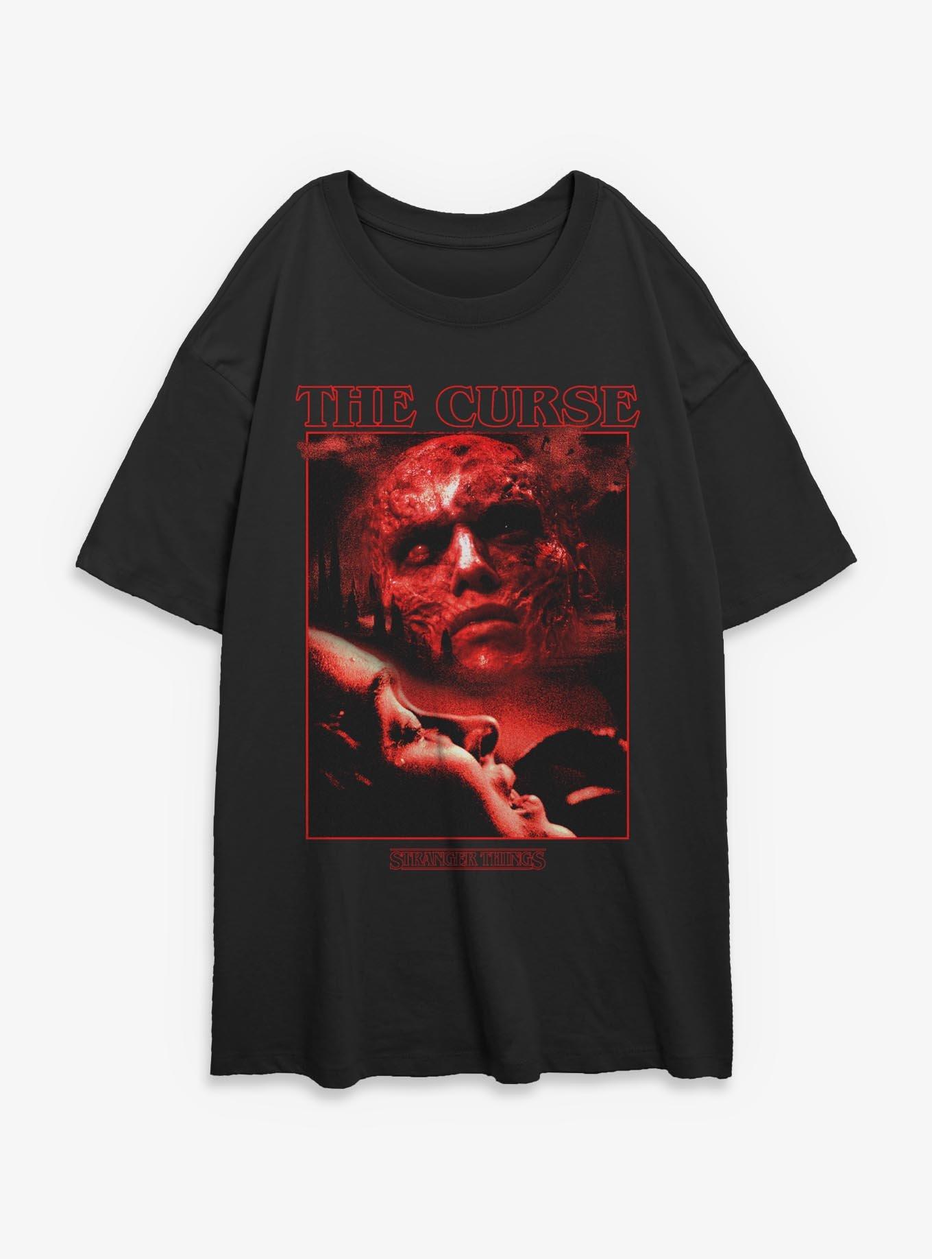 Stranger Things The Curse Womens Oversized T-Shirt, , hi-res
