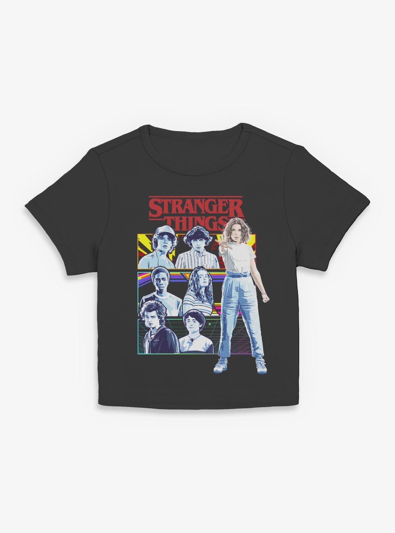 Stranger Things Group Panel Womens Baby T-Shirt