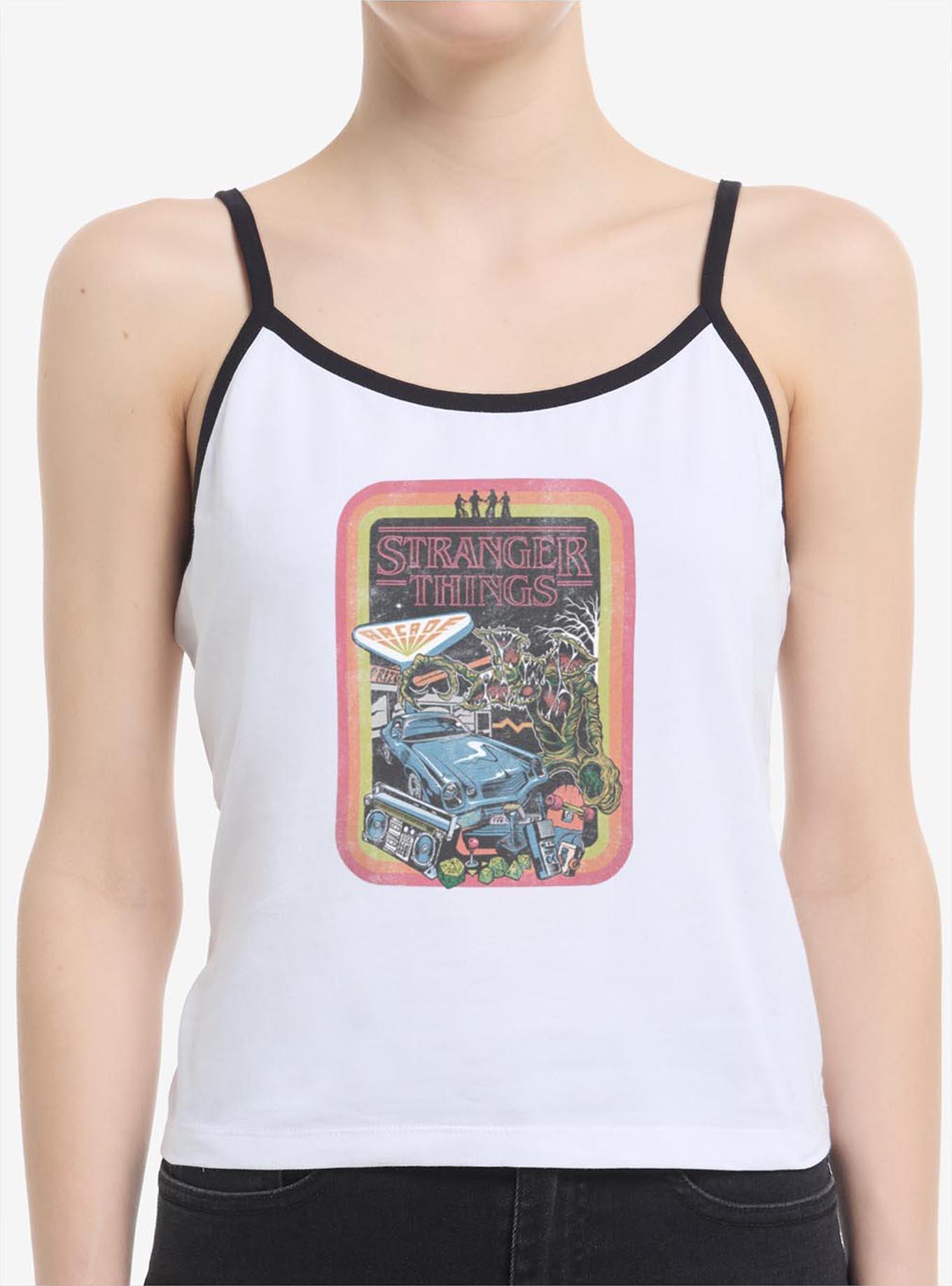 Stranger Things Retro Collage Womens Cami Tank Top, , hi-res