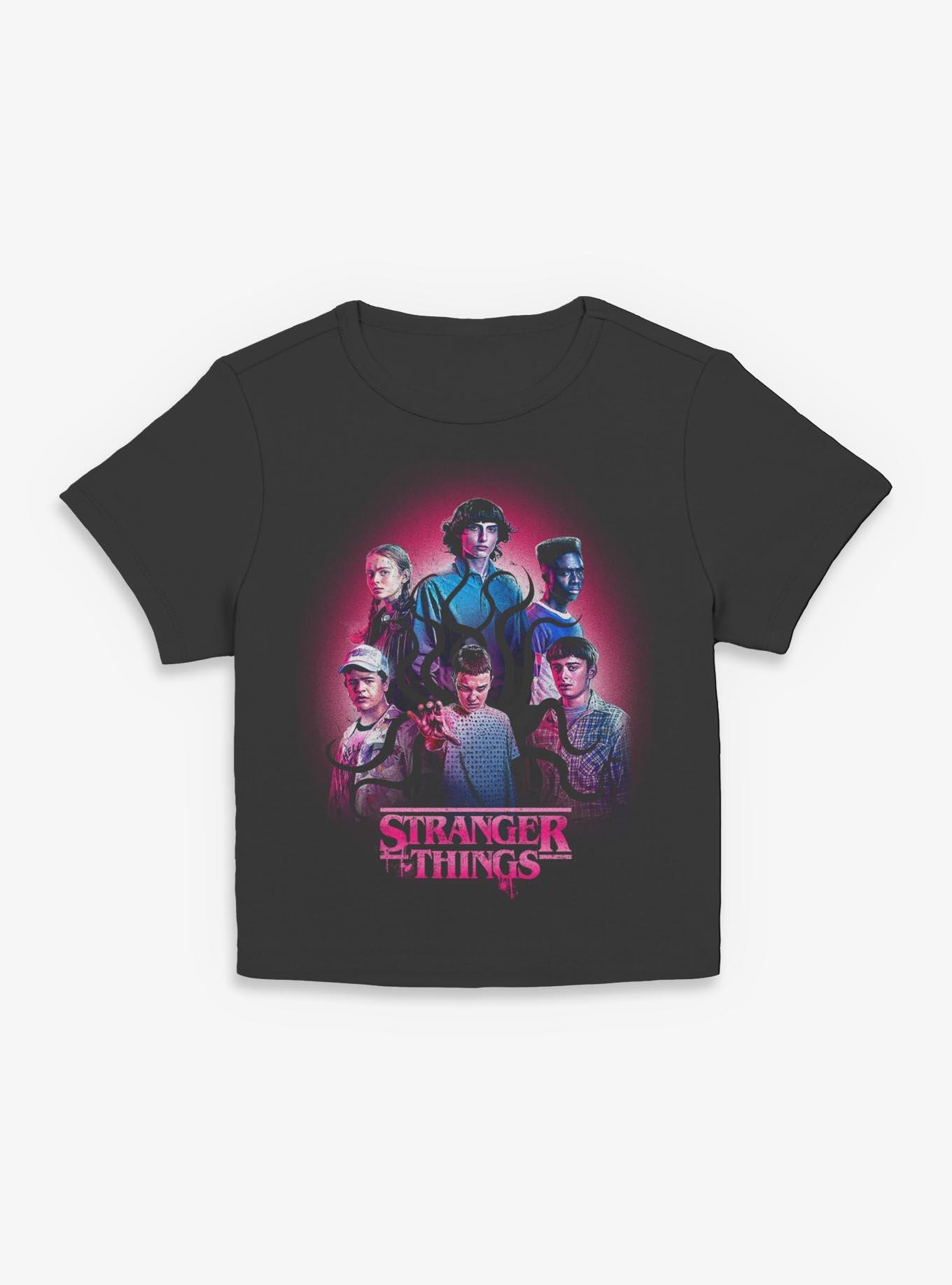 Stranger Things Group Womens Baby T-Shirt, , hi-res