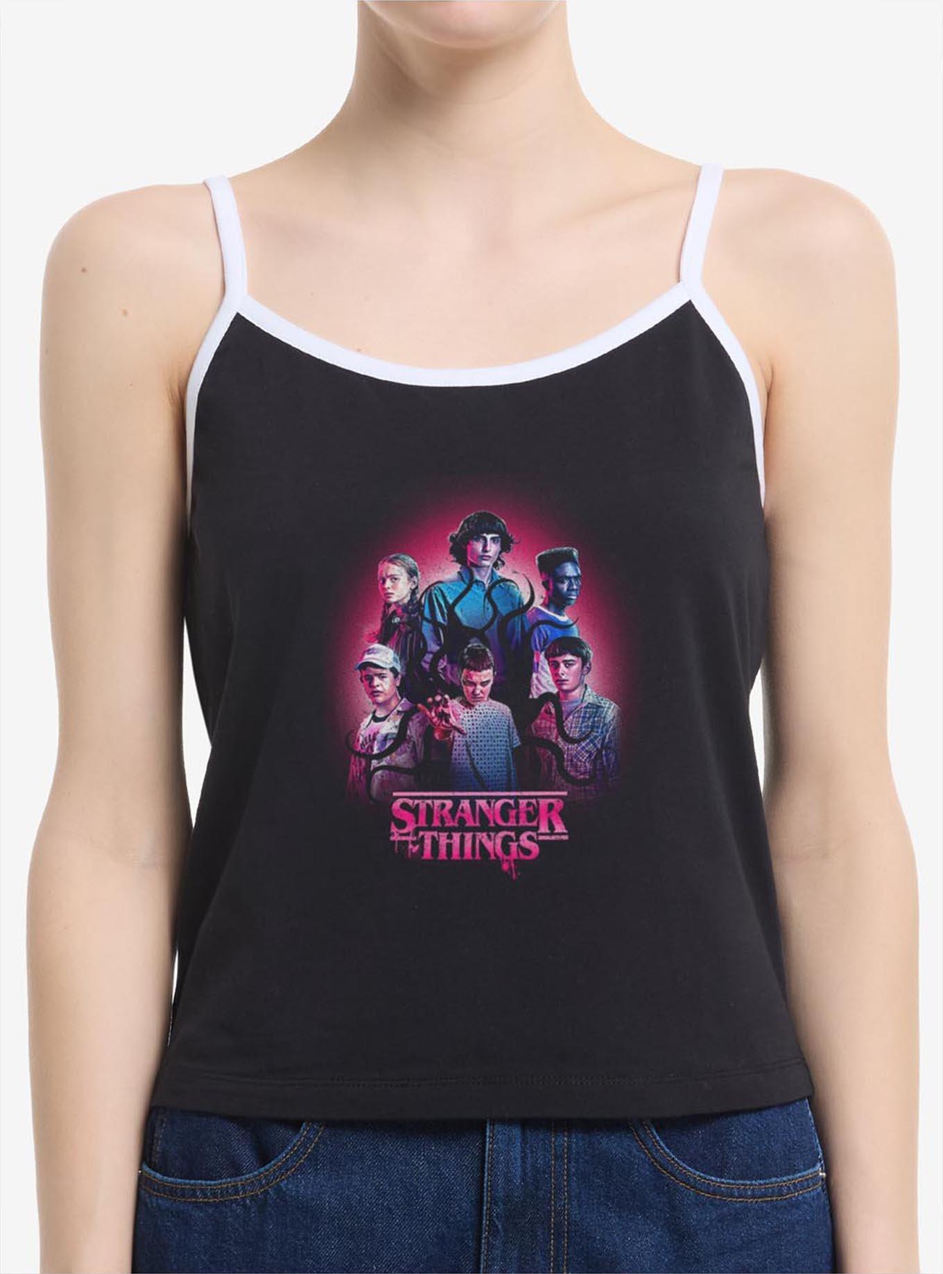 Stranger Things Group Womens Cami Tank Top, , hi-res