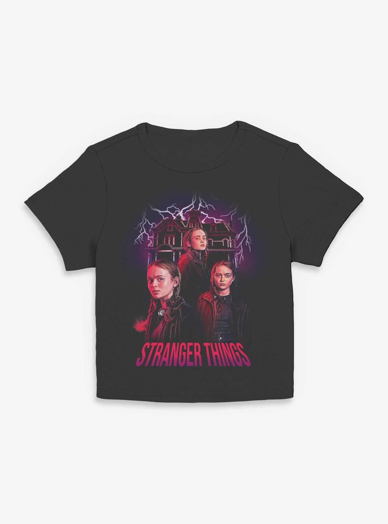 Stranger Things Max Creel House Collage Womens Baby T-Shirt, , hi-res