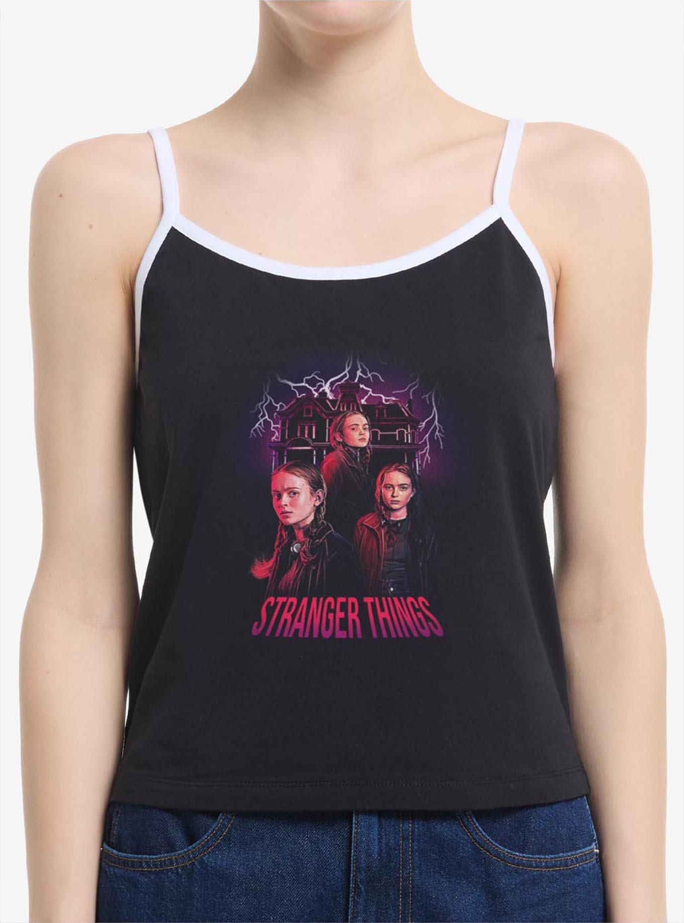 Stranger Things Max Creel House Collage Womens Cami Tank Top, , hi-res