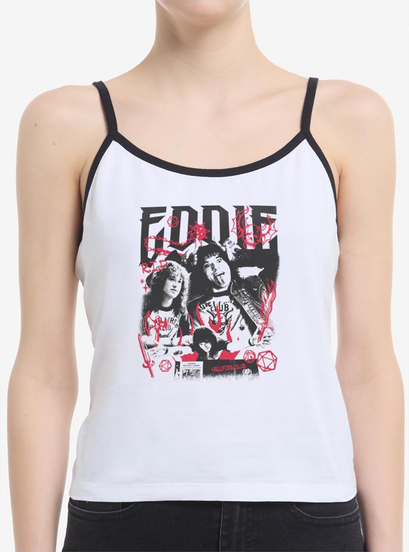 Stranger Things Eddie Munson Collage Womens Cami Tank Top, , hi-res