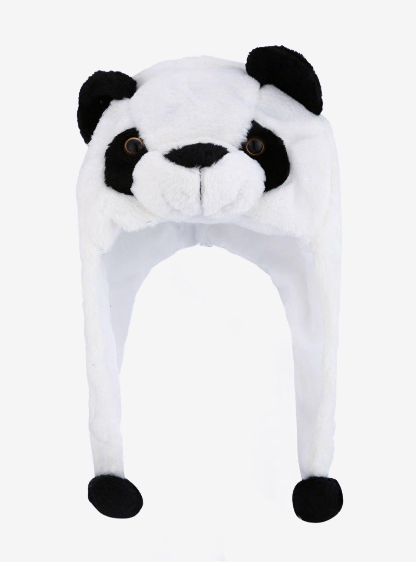 Plush 3D Panda with Ear Flaps Beanie, , hi-res