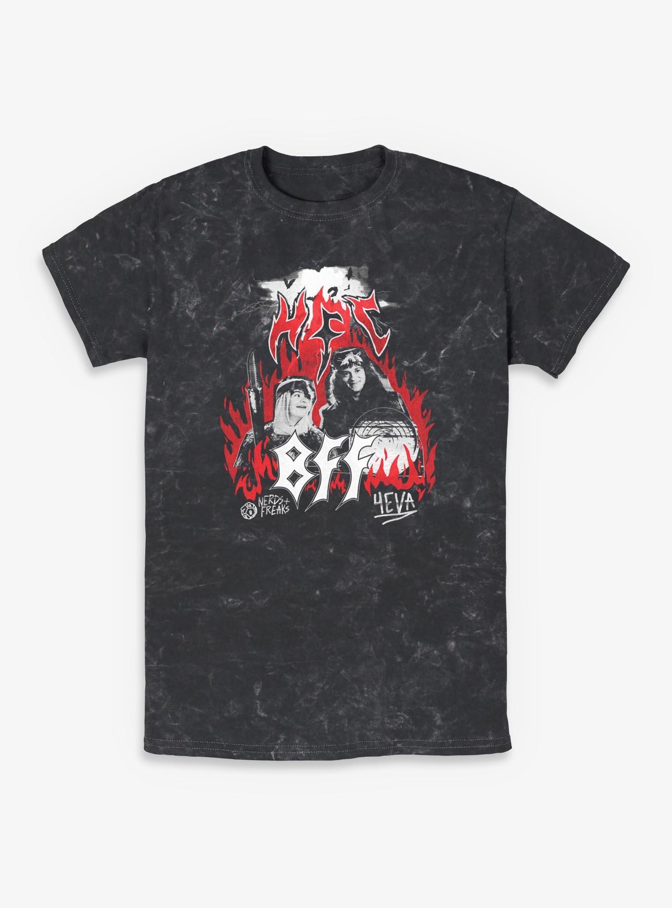 Stranger Things Best Friends Forever BFF Eddie & Dustin Mineral Wash T-Shirt, , hi-res