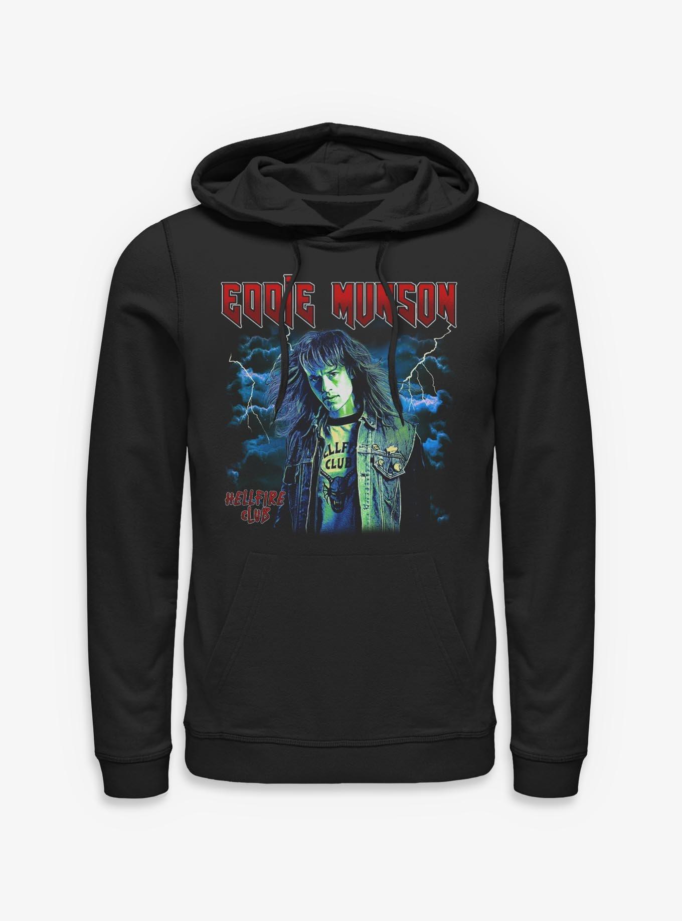 Stranger Things Eddie Munson Hellfire Club Portrait Hoodie, , hi-res