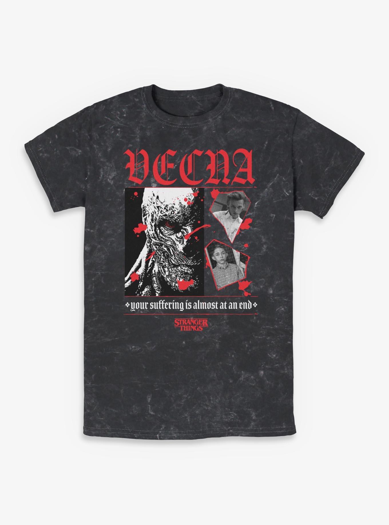 Stranger Things Vecna To The End Mineral Wash T-Shirt