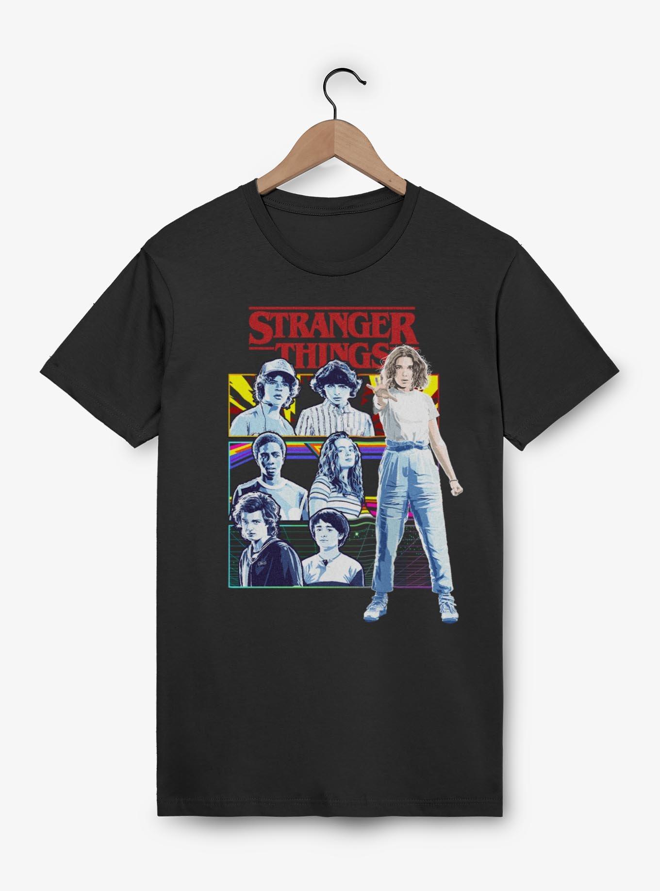 Stranger Things Group Panel T-Shirt, , hi-res