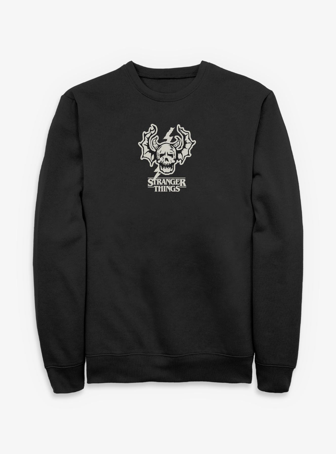 Stranger Things Hellfire Club Skull Logo Sweatshirt, , hi-res