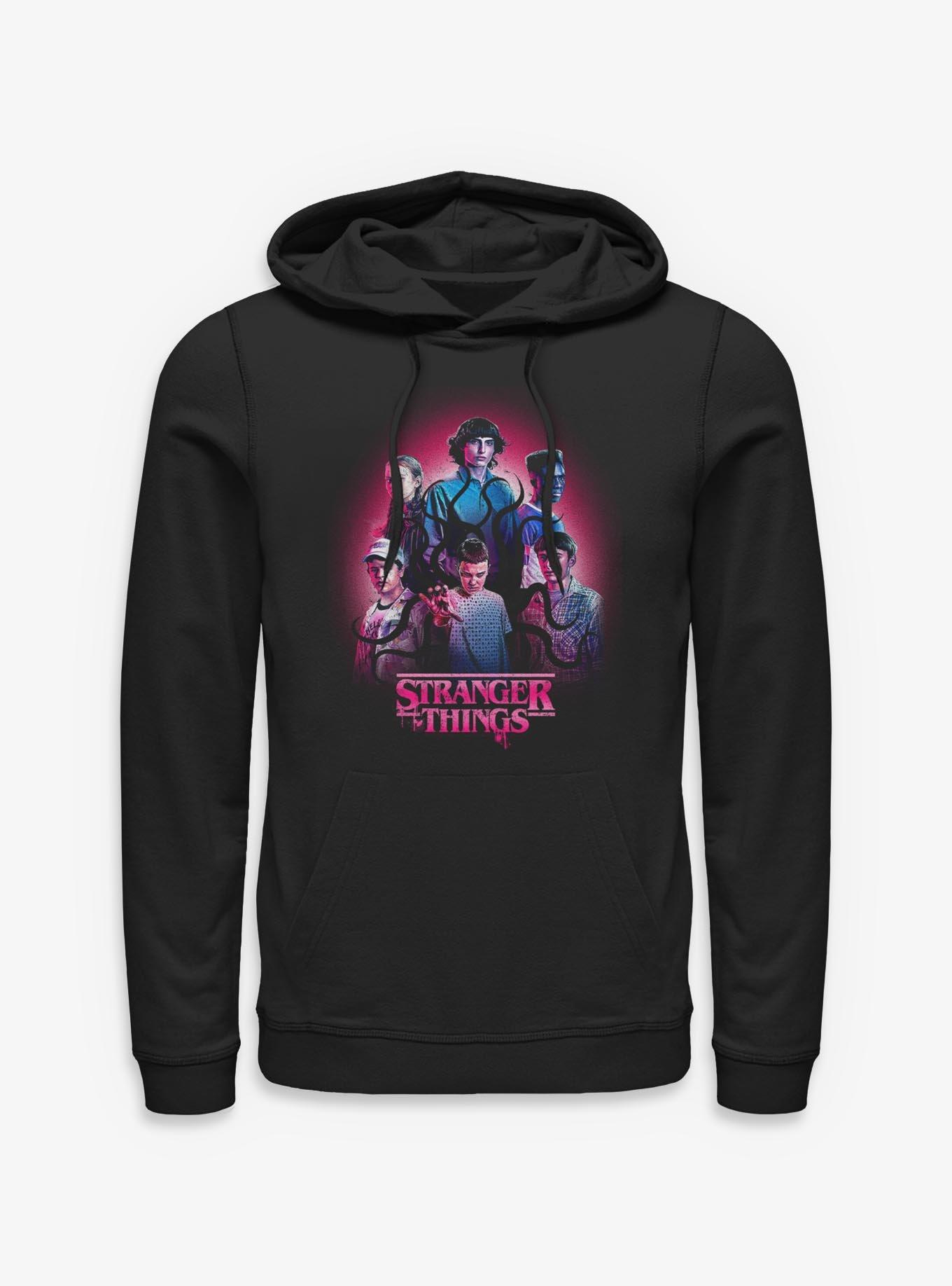 Stranger Things Group Hoodie, , hi-res
