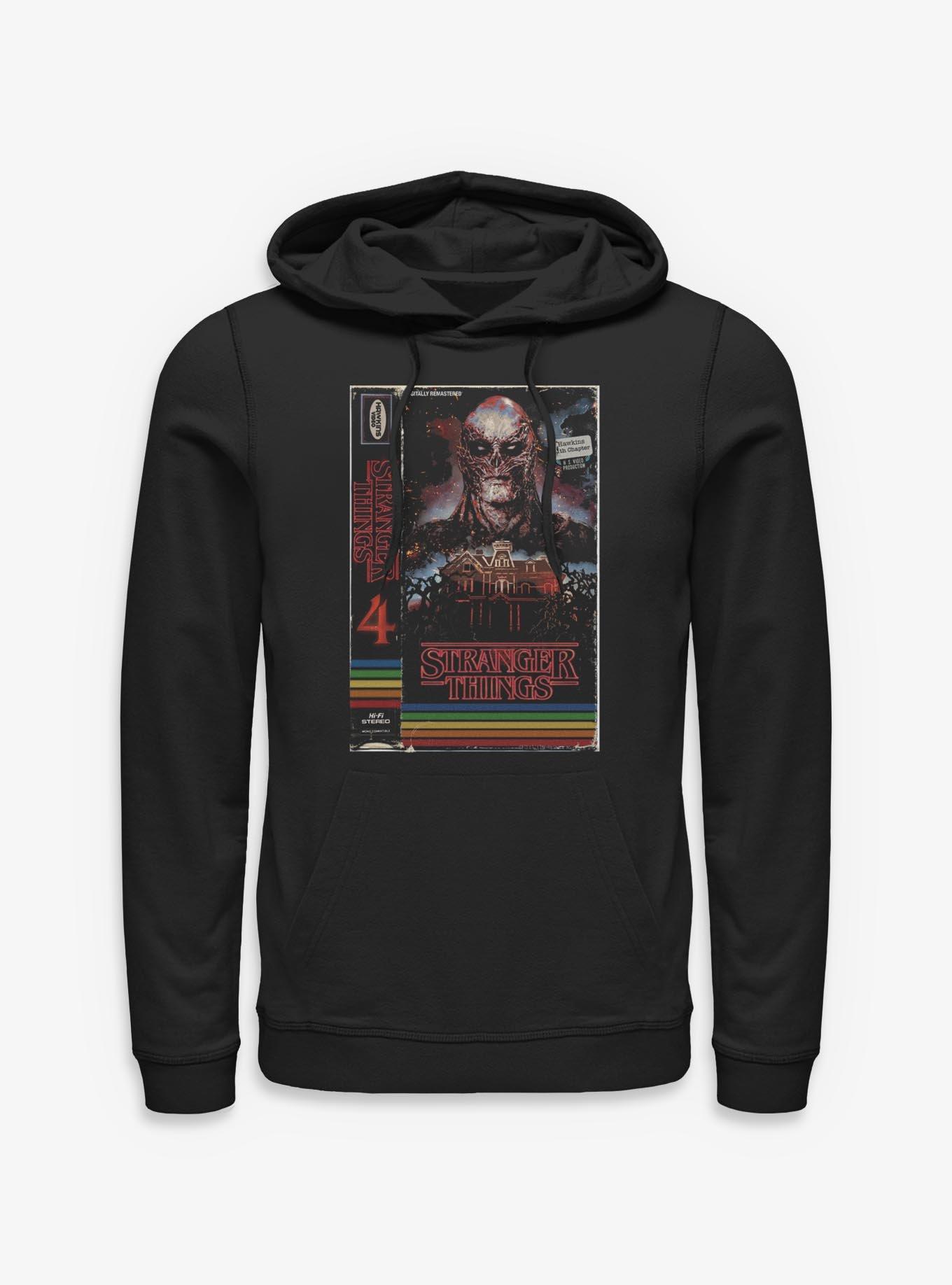 Stranger Things Retro Vecna VHS Tape Hoodie, BLACK, hi-res