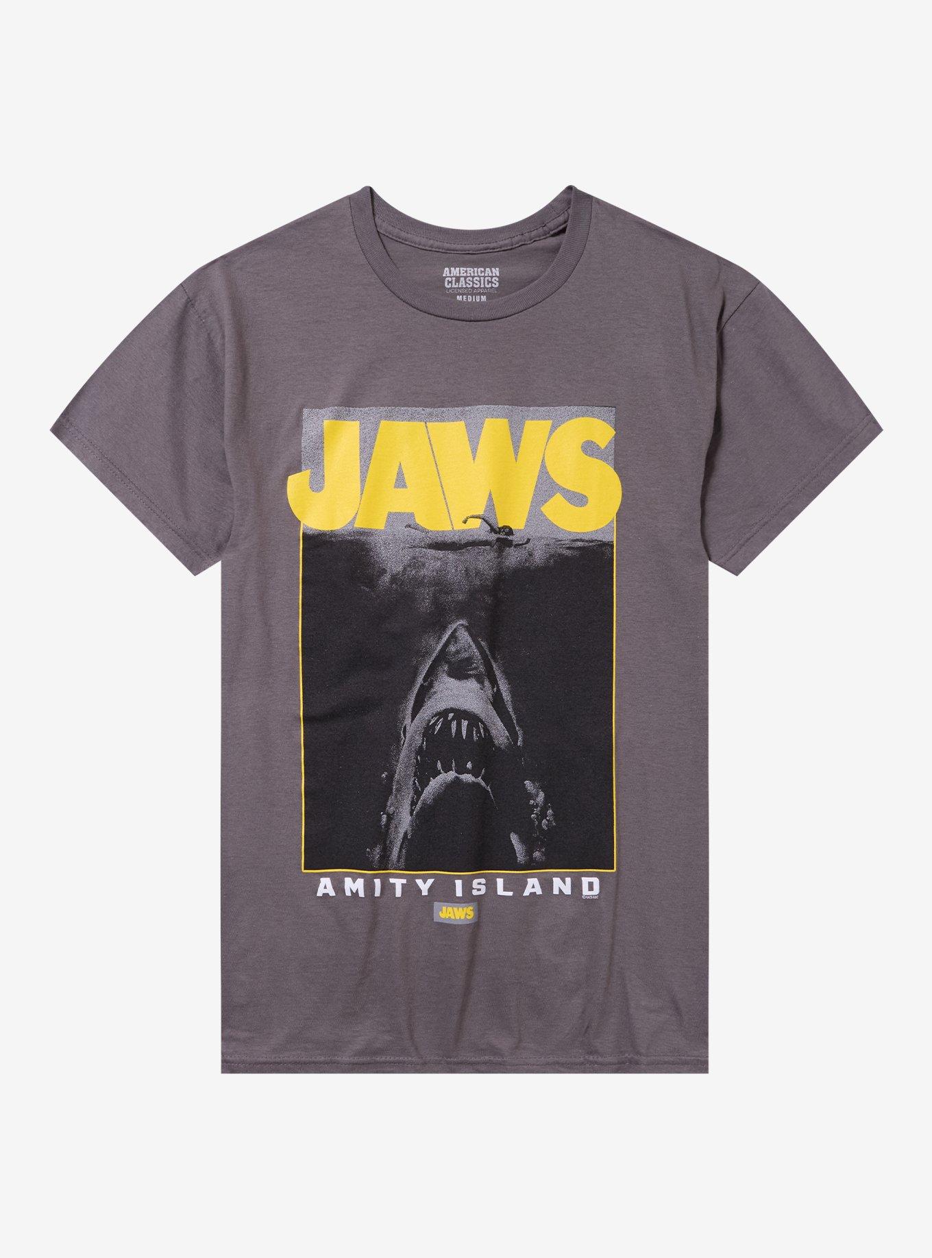 Jaws Tonal Film Poster T-Shirt, , hi-res